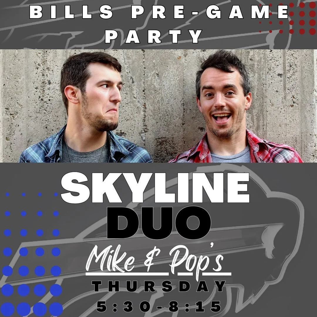 Tomorrow!!! We&rsquo;re bringing the pre-game party to @mikeandpops_buffalo starting at 5:30. We&rsquo;ll see you there, and GO BILLS!!!