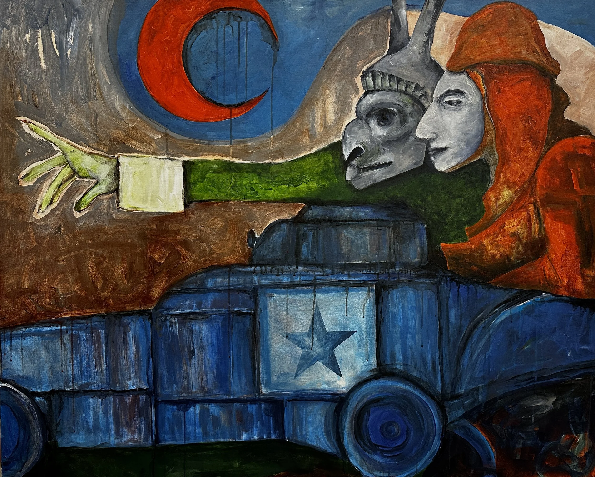 I Need Direction 48”x60”