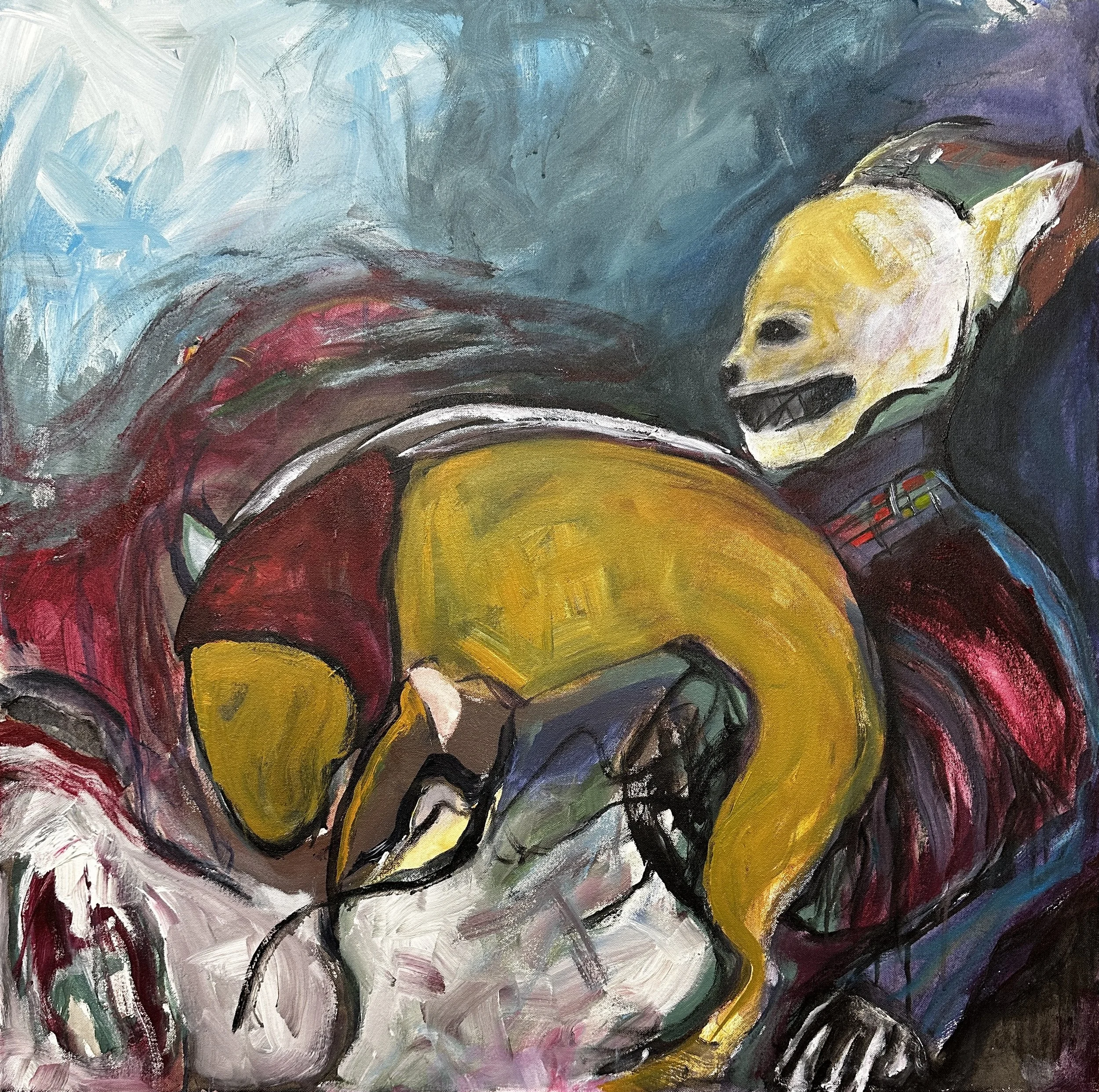 Zoomies 36"x 36"