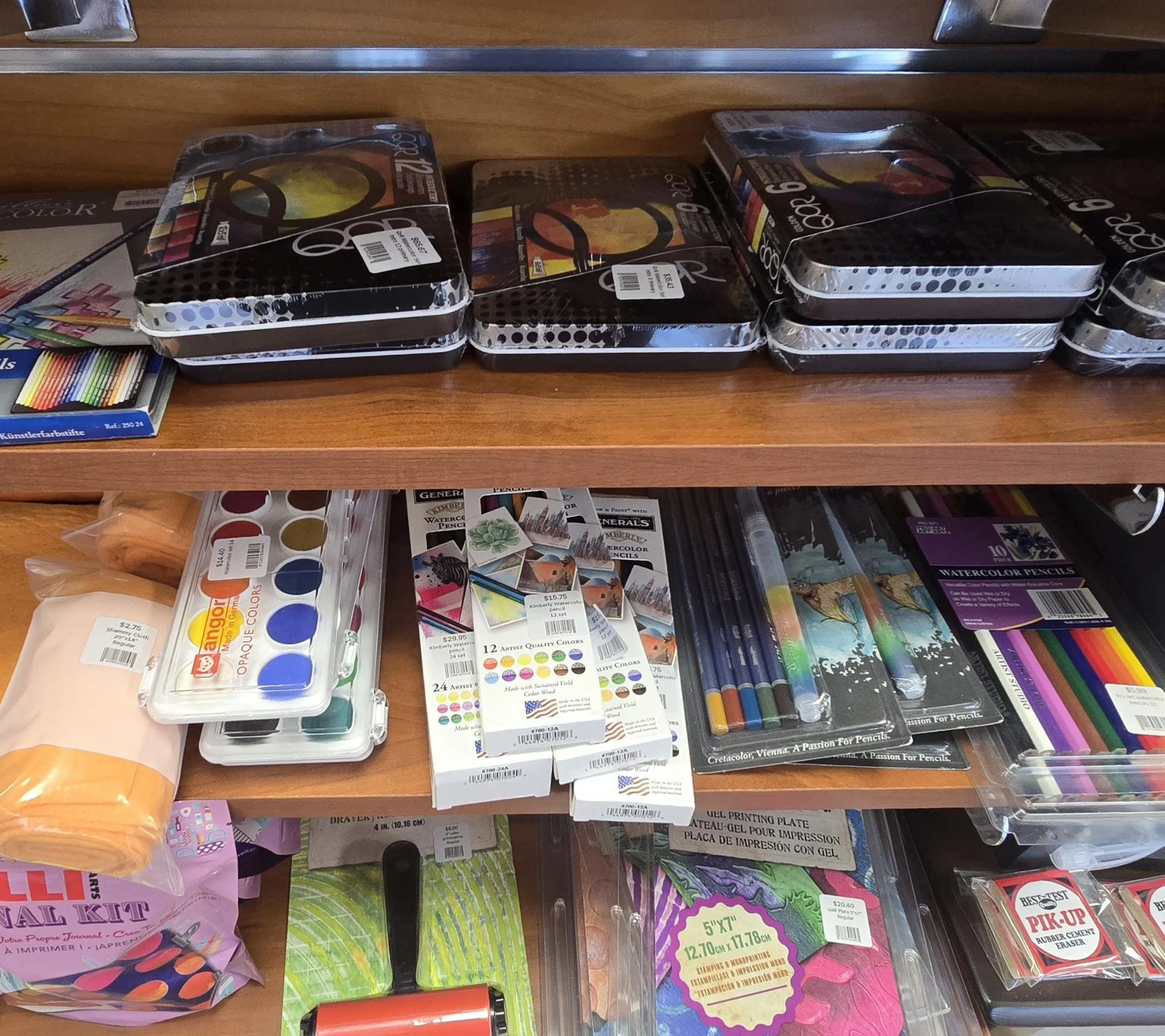 watercolor pencils and sets