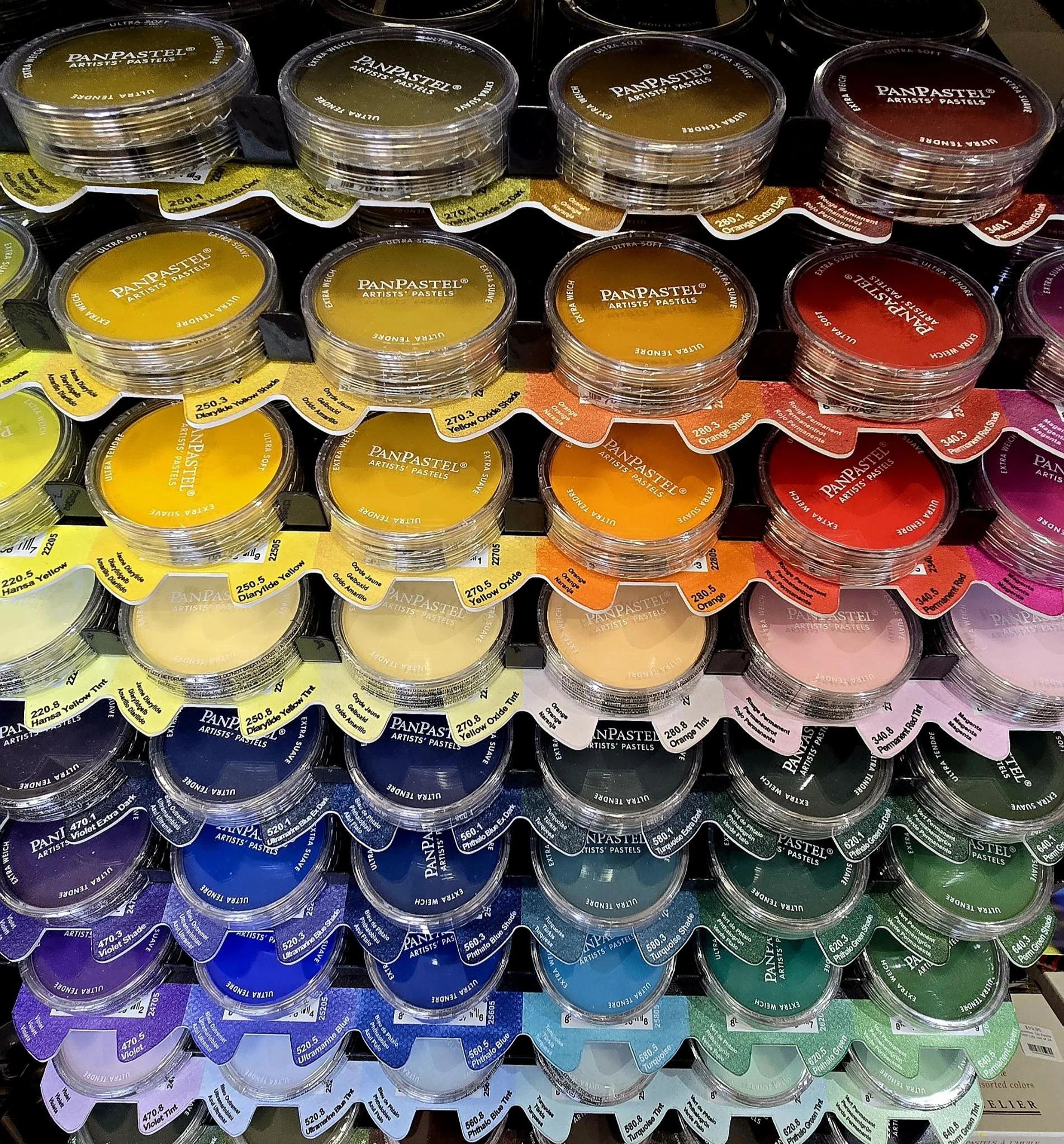 Pan Pastel assortment, sets, and tools