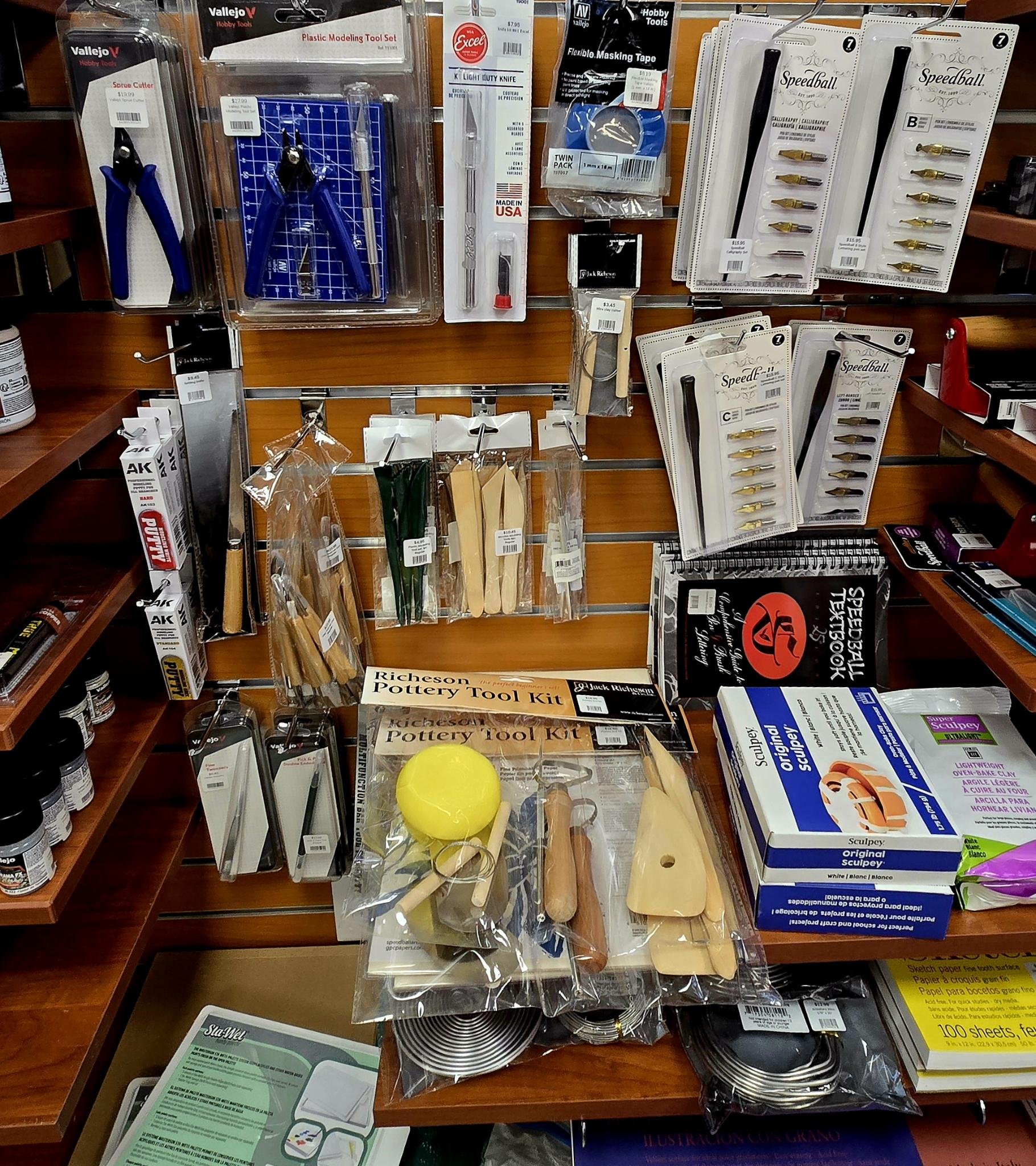 Clay, model, and hobby tools