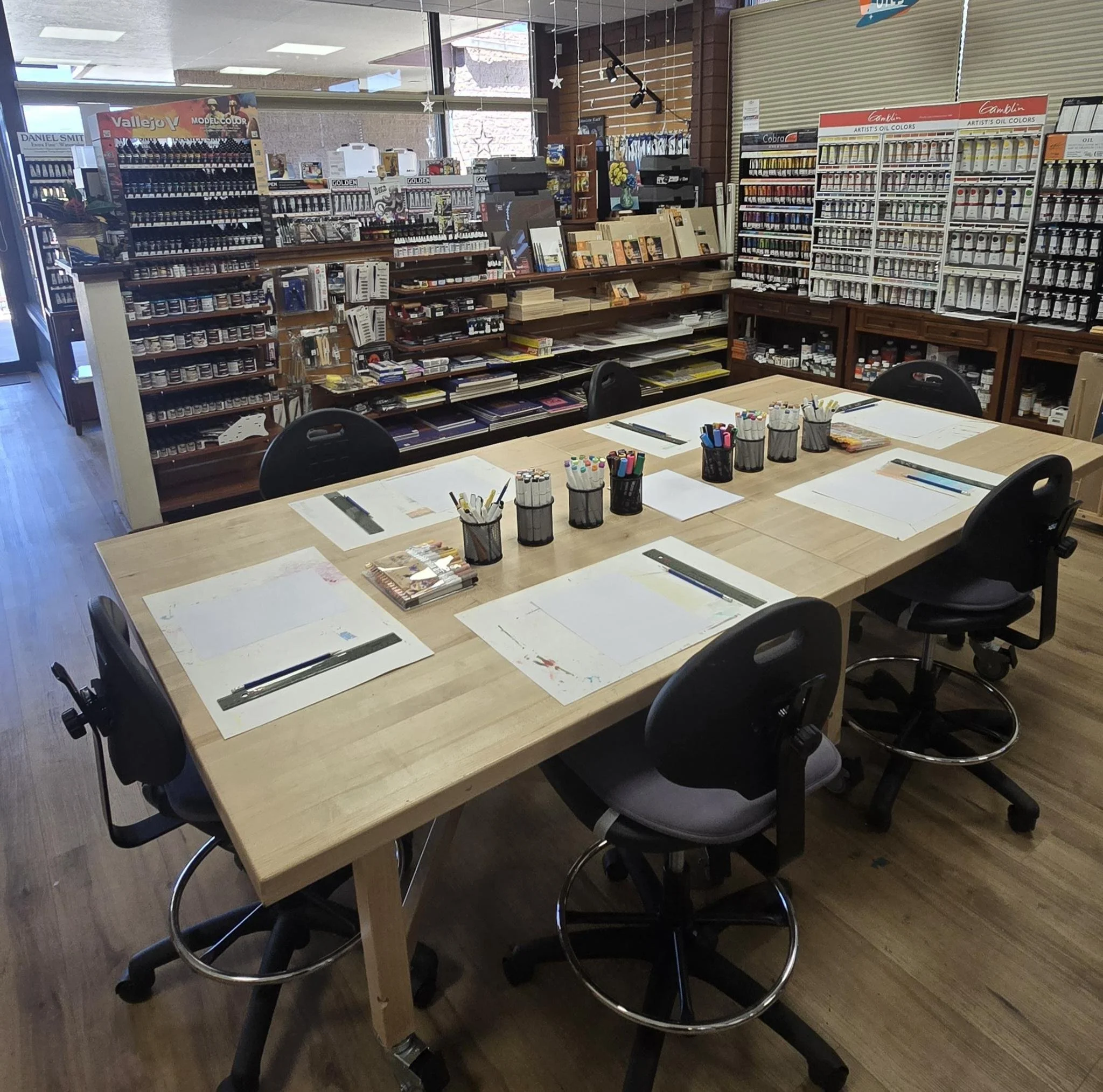 Classroom space for small workshops!
