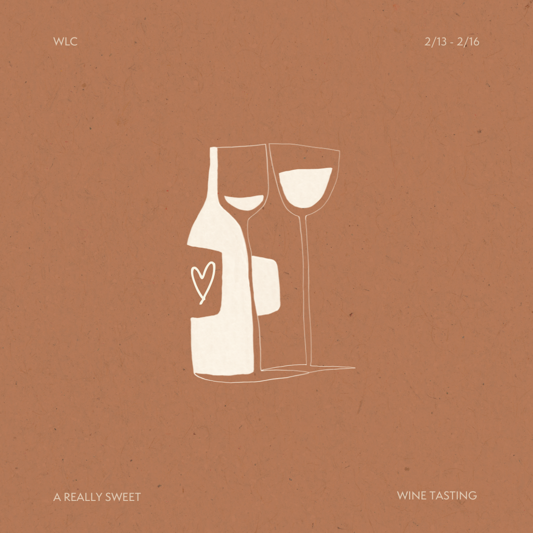 A really sweet wine tasting