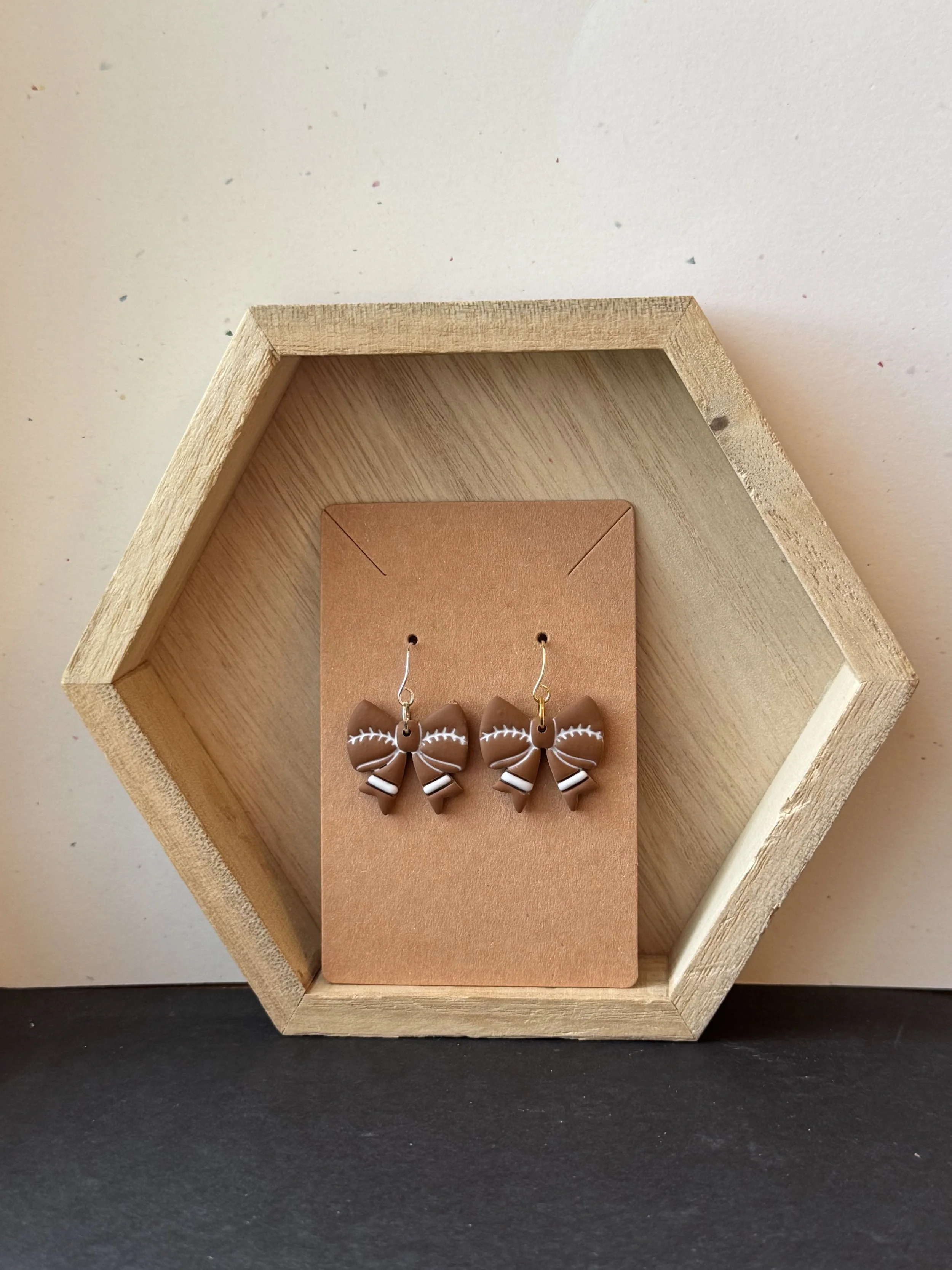 Football Bow (dangle)