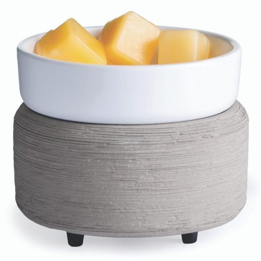 gray 2 in 1 melter with White Background Showing Wax Melt Portion in Use.jpg