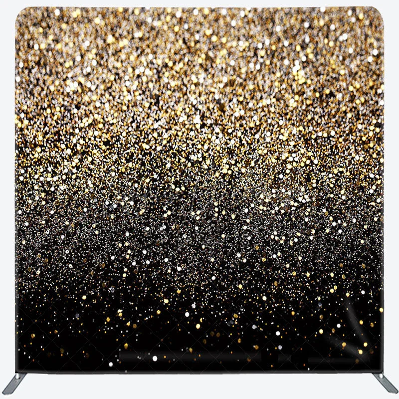 BLACK & GOLD SPARKLES