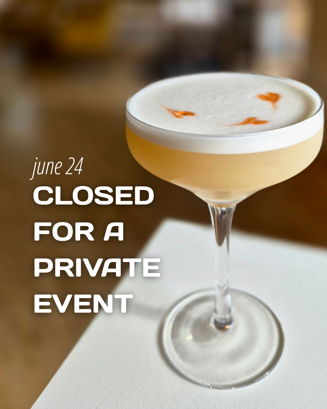 Closed for Private Event