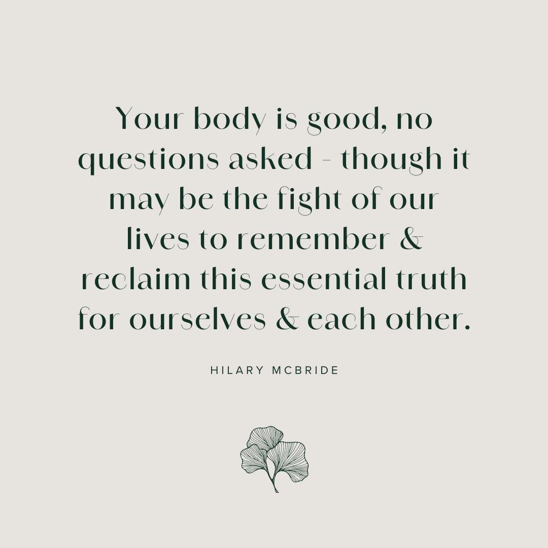 What if instead of fighting the body, you could relearn to trust its wisdom?

#embodiment #embodimentpractice #embodimentcoach #bodywisdom #wisdomofthebody #nutritiontherapy #nondietapproach #bodyhealing #wearenature #antidietdietitian #brisbanedieti