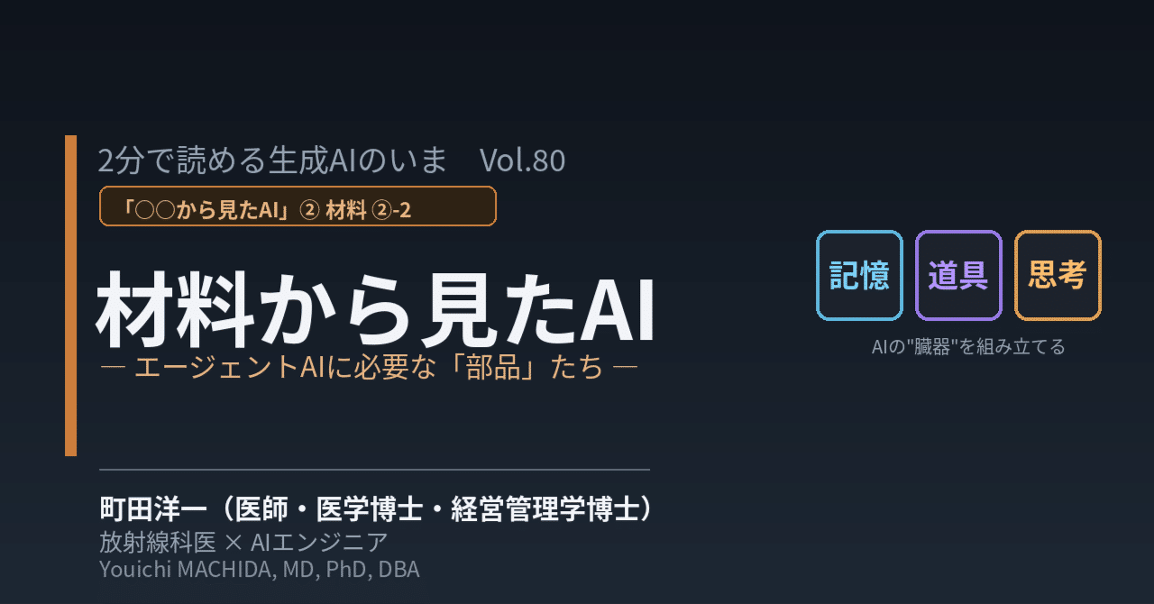 2分で読める生成AIのいま VOL.81 地政学から見たAI ③-1 ― サプライチェーンの「チョークポイント」