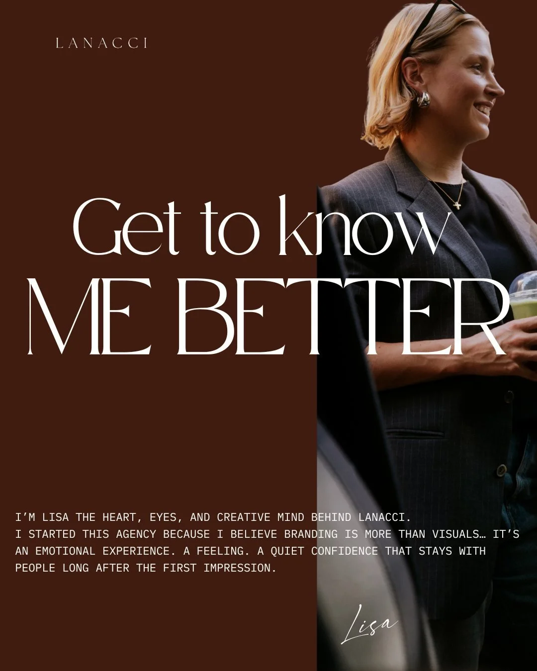 If we haven&rsquo;t met yet, I&rsquo;m Lisa! The heart and eyes behind Lanacci. 💫

I started this agency with a simple belief: any business can live beautifully online. Whether you&rsquo;re a small studio or an established brand, there is always a w