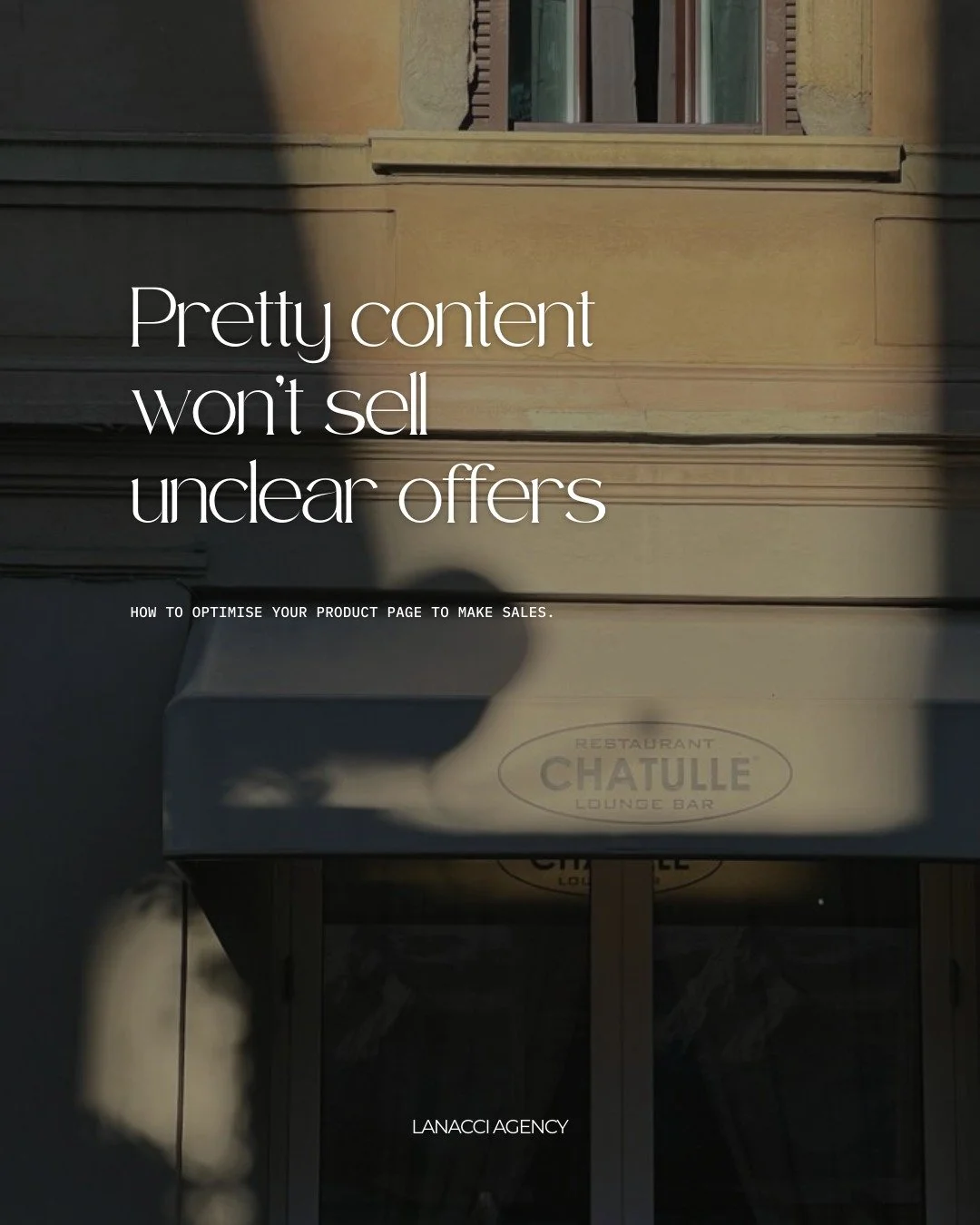 If you want your website or sales page to sell, the design has to do more than look elevated, it needs to guide.

Here&rsquo;s how we make it work:

✨Lead with a single, clear outcome
The first thing your visitor should understand is what changes for