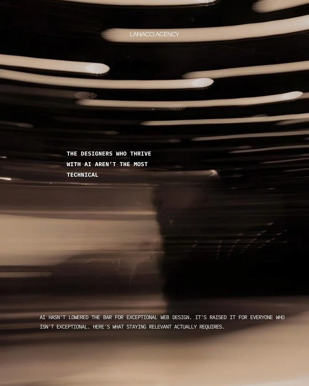 AI didn&rsquo;t make great designers obsolete, but itexposed the difference between operators and thinkers.
Because the designers who thrive with AI aren&rsquo;t the most technical.

They&rsquo;re the ones who know how to direct it.

AI can generate 