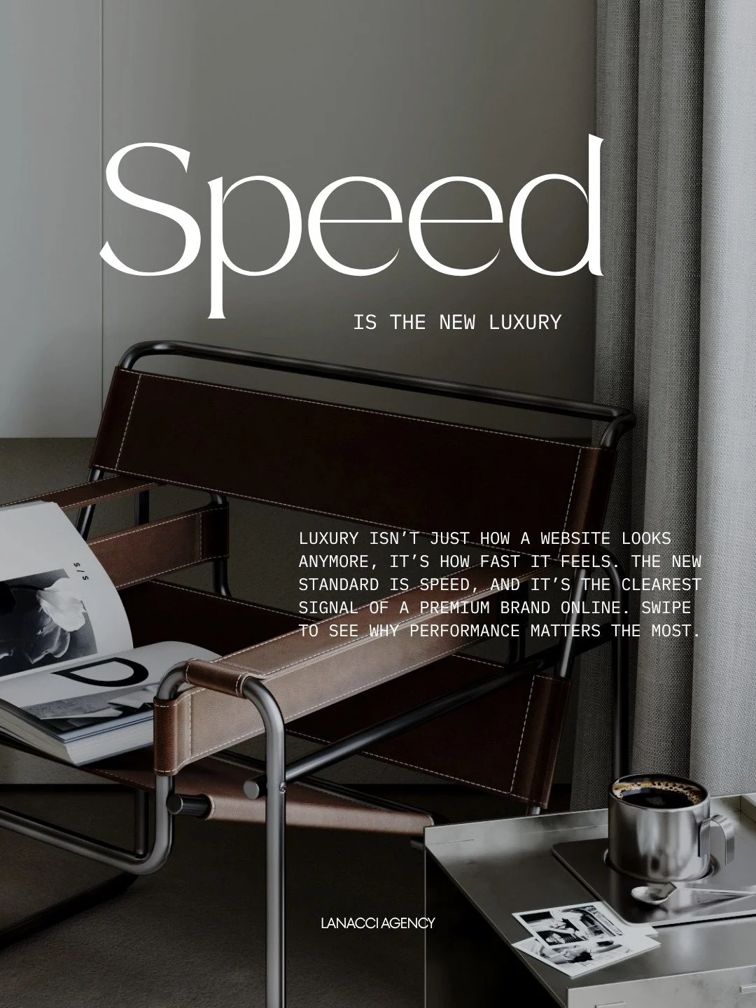 If your website loads in 6 seconds, your visitors have left after 2.

Here's what most premium brands miss: luxury isn't just what people see, it's about the experience.
And nothing kills that feeling faster than waiting.

Your ideal client doesn't h