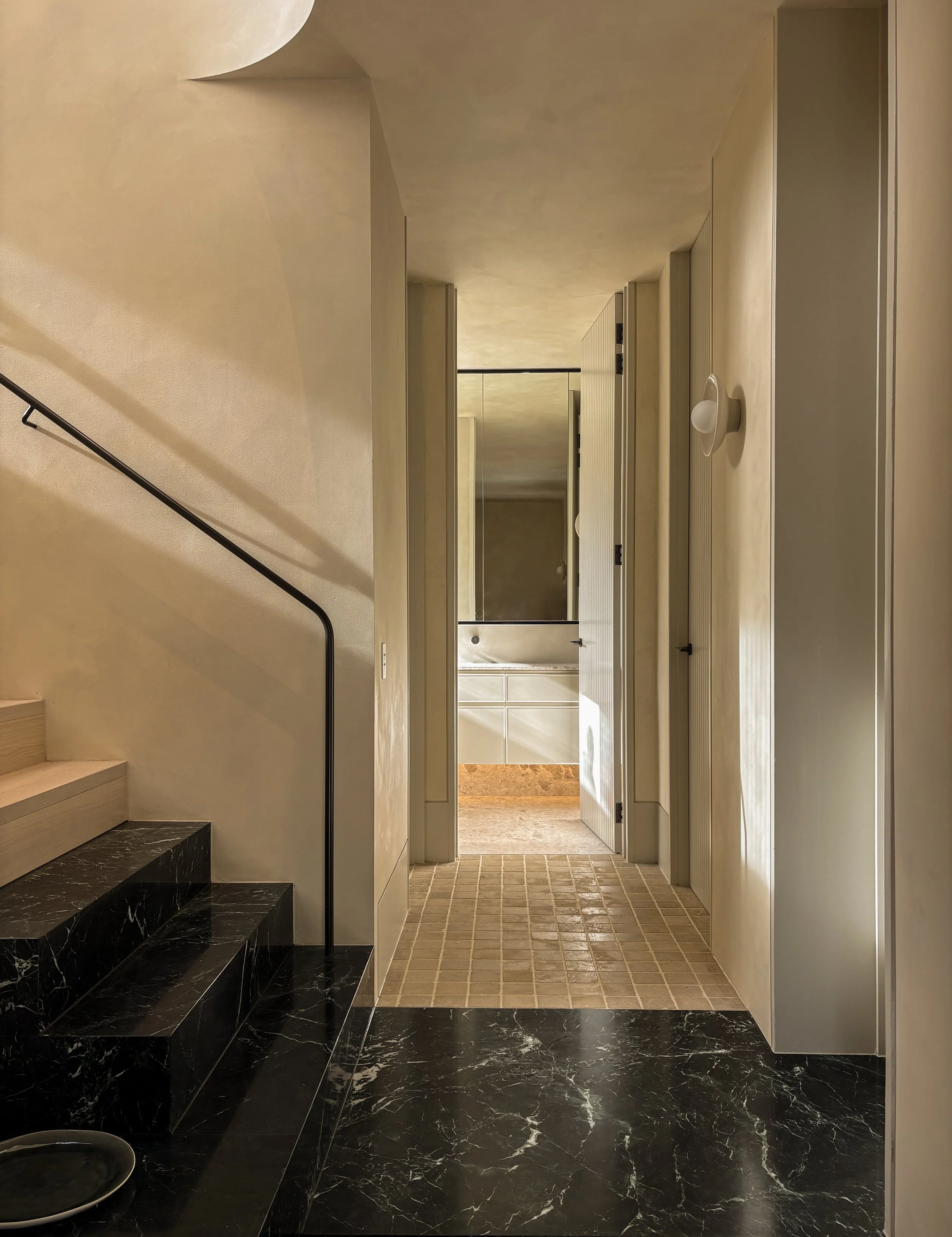 Combination of Lime Wash & Microcement