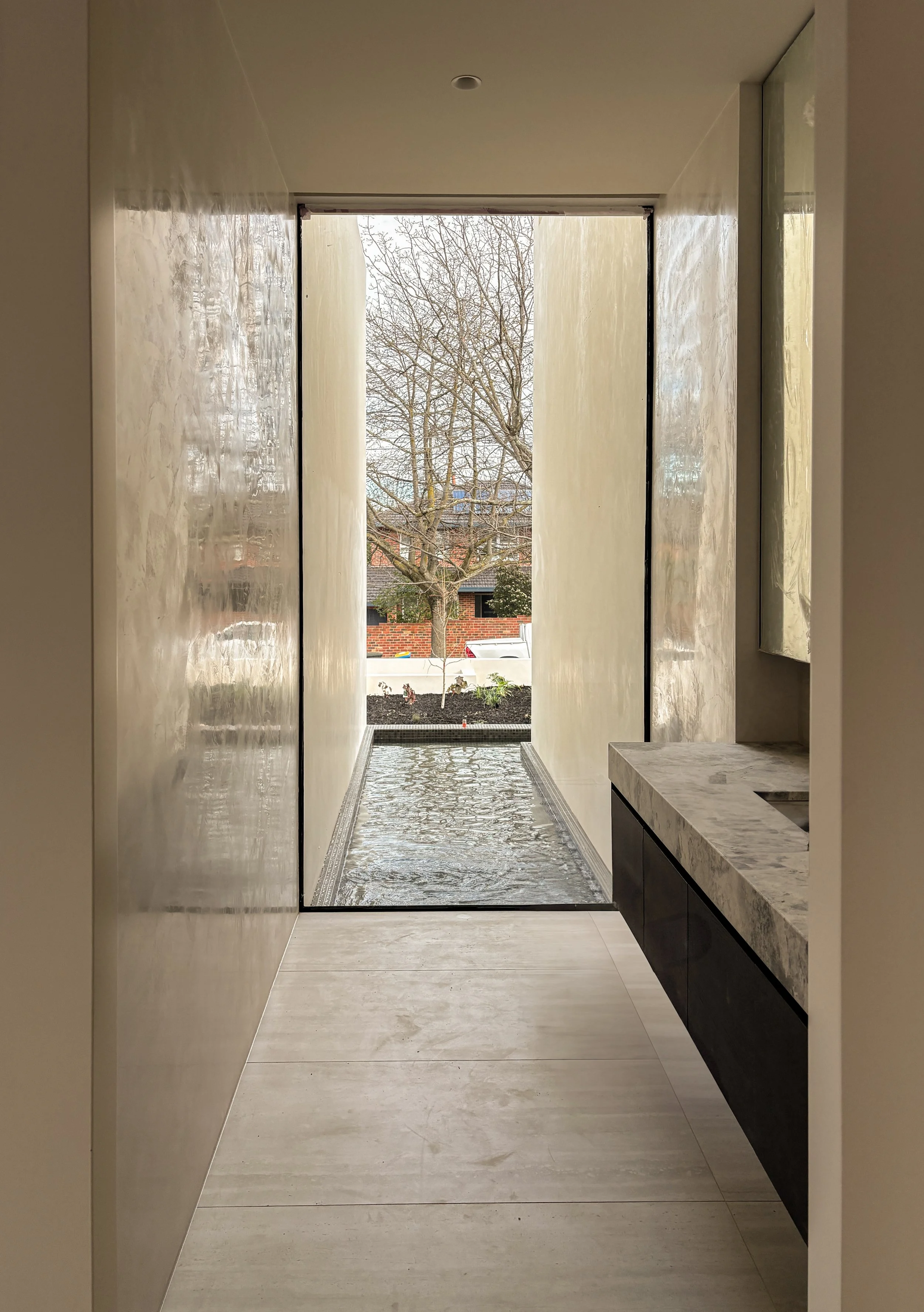 Venetian Plaster project - Glen Iris