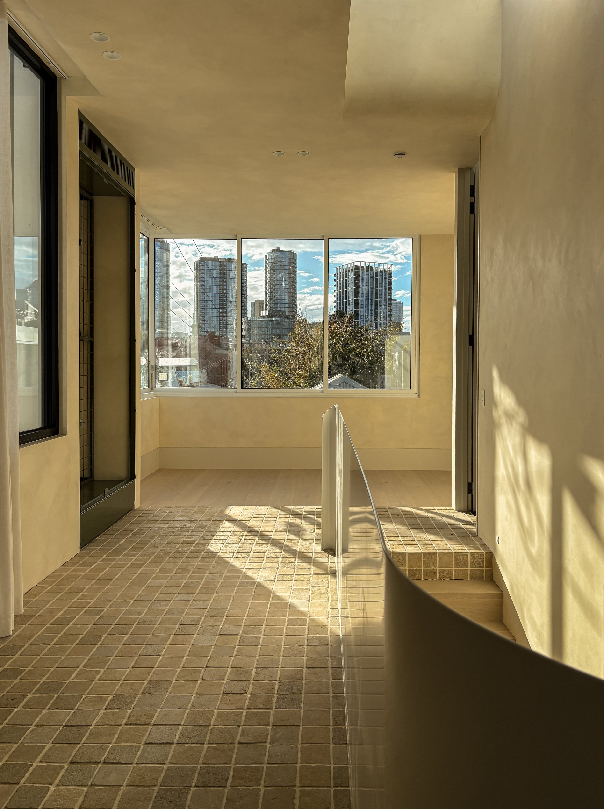 Our 6 coat Lime Wash process and Microcement project. 