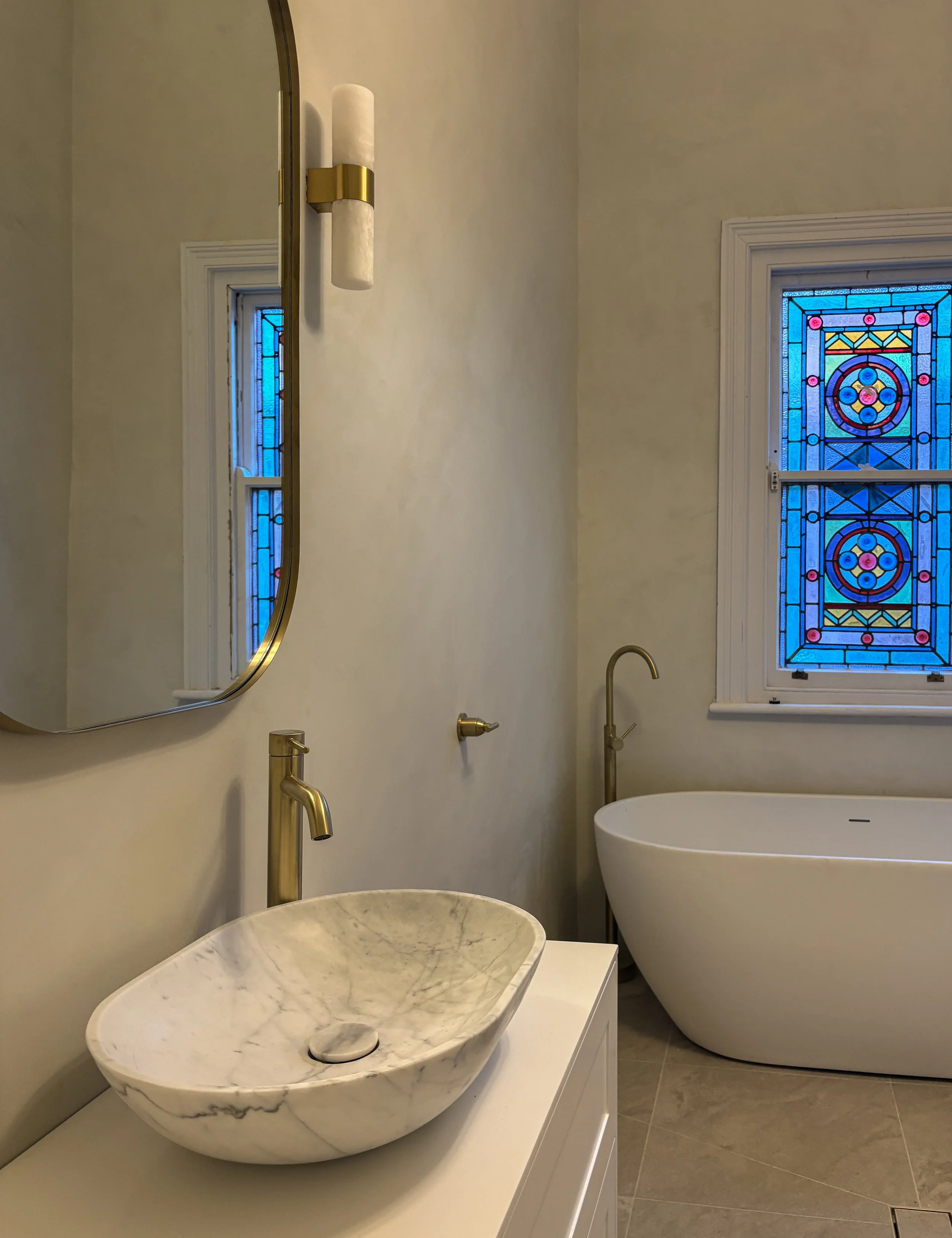 Microcement Application - Bathroom in Hawthorne