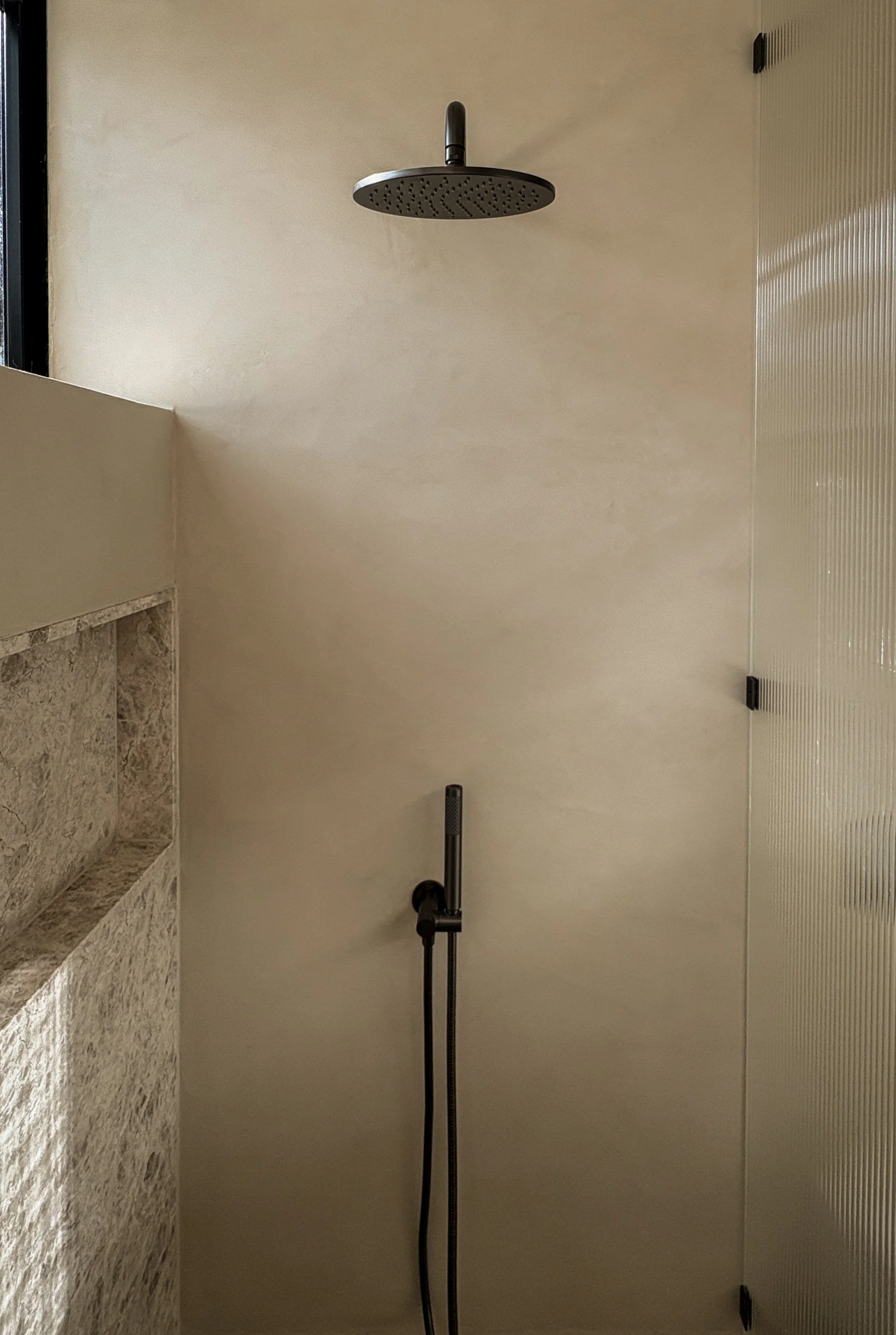 Combination of Lime Wash & Microcement