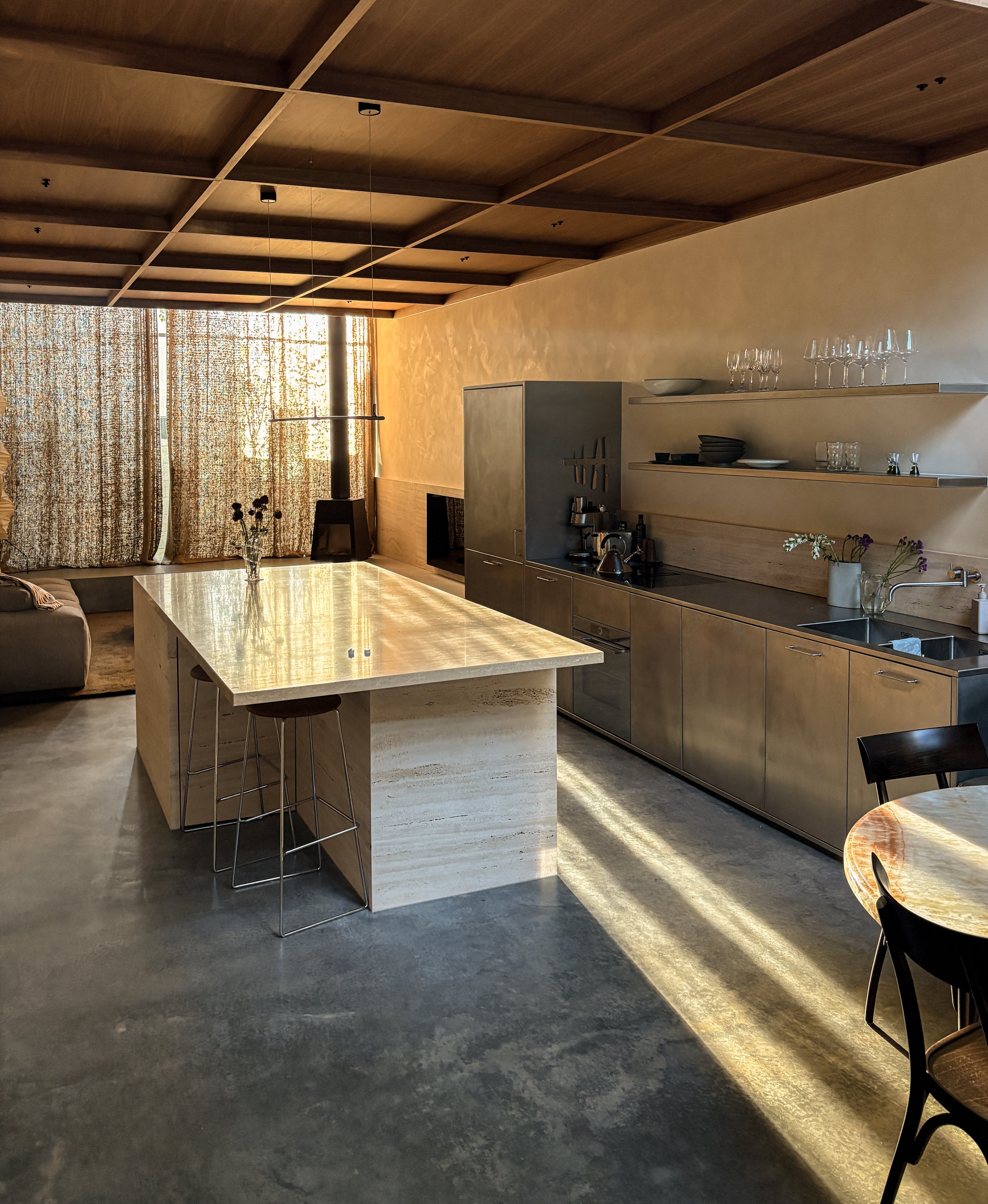 Lime wash application with Bauwerk 
Designer: Pasquale Cook