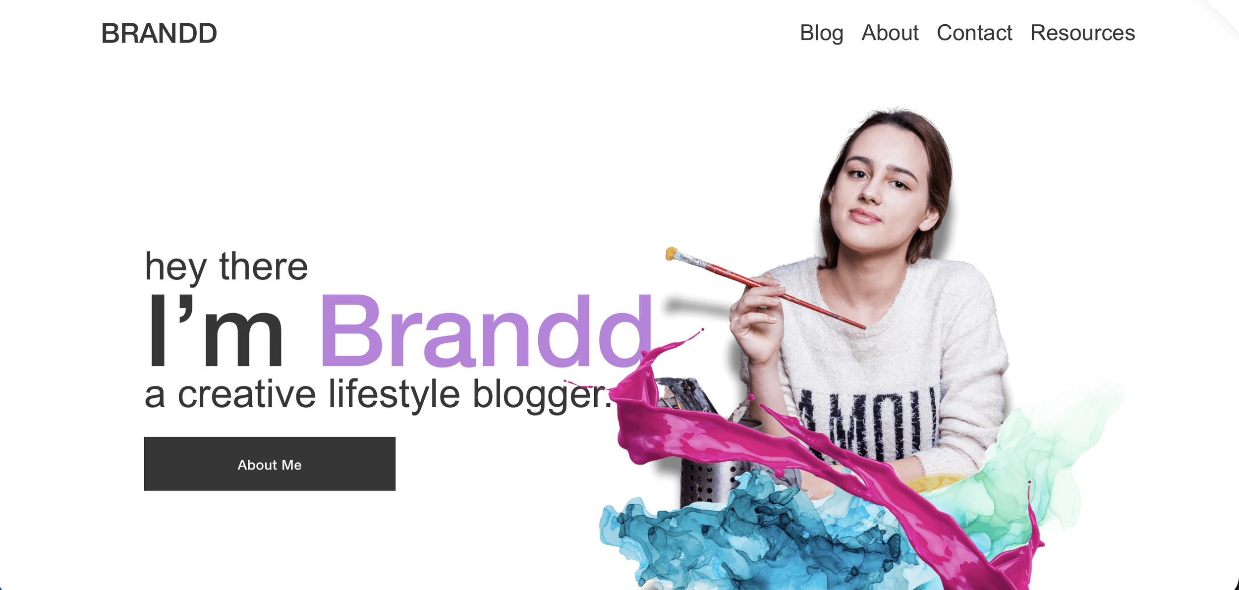 BRANDD | Squarespace Creator Blog Template