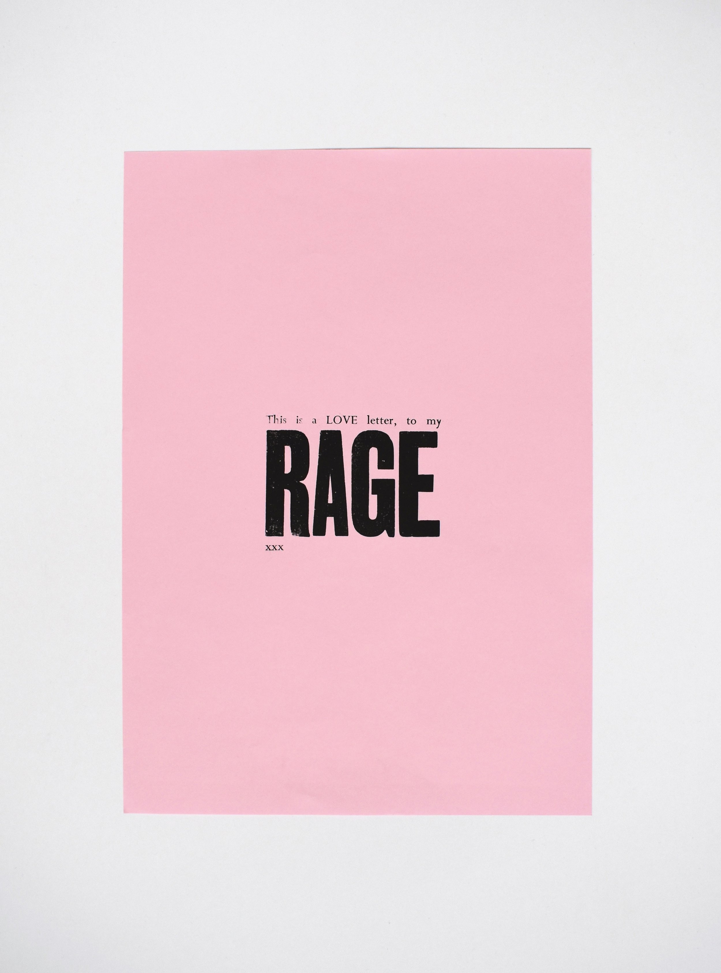 297 x 420 mm, letterpress print