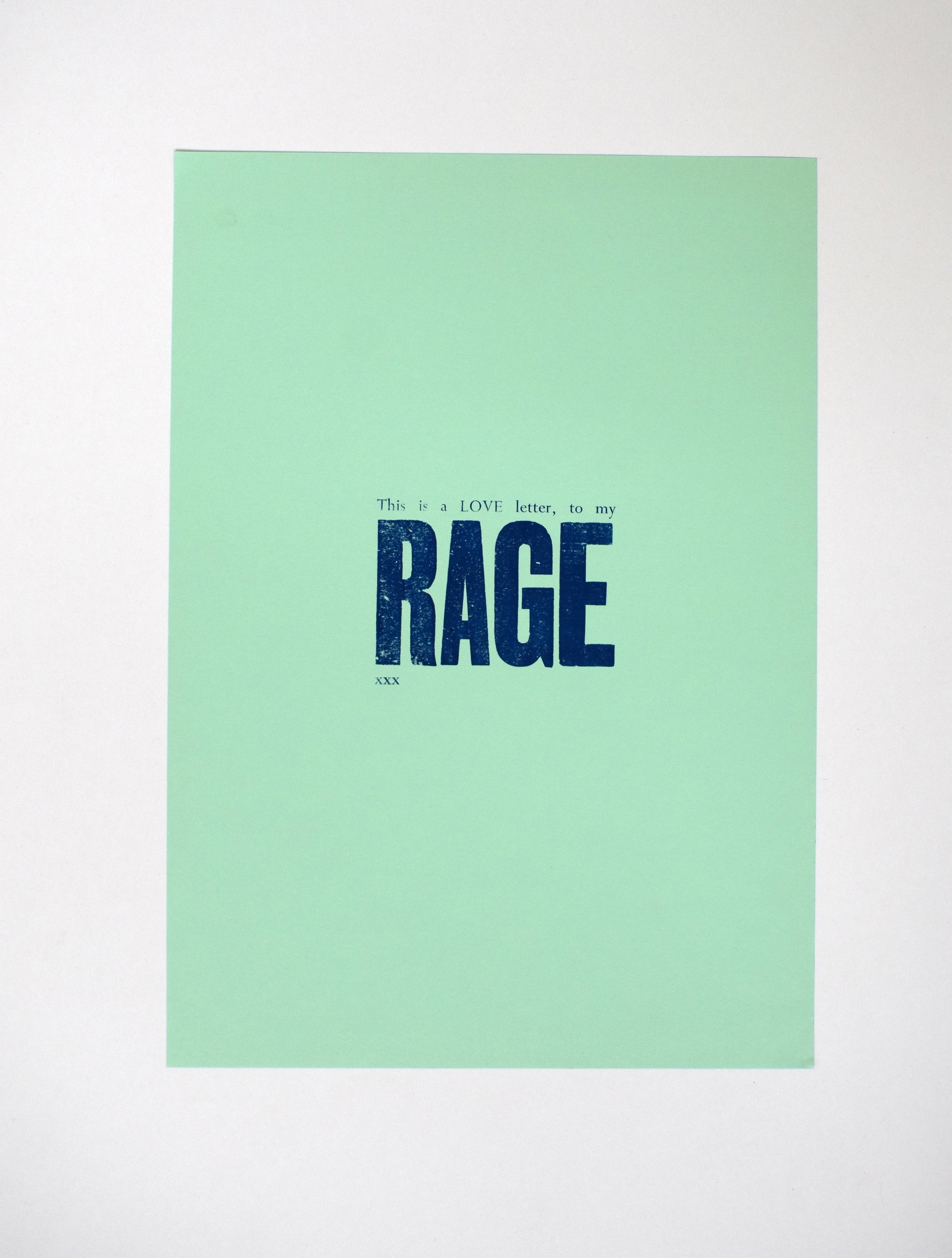 297 x 420 mm, letterpress print