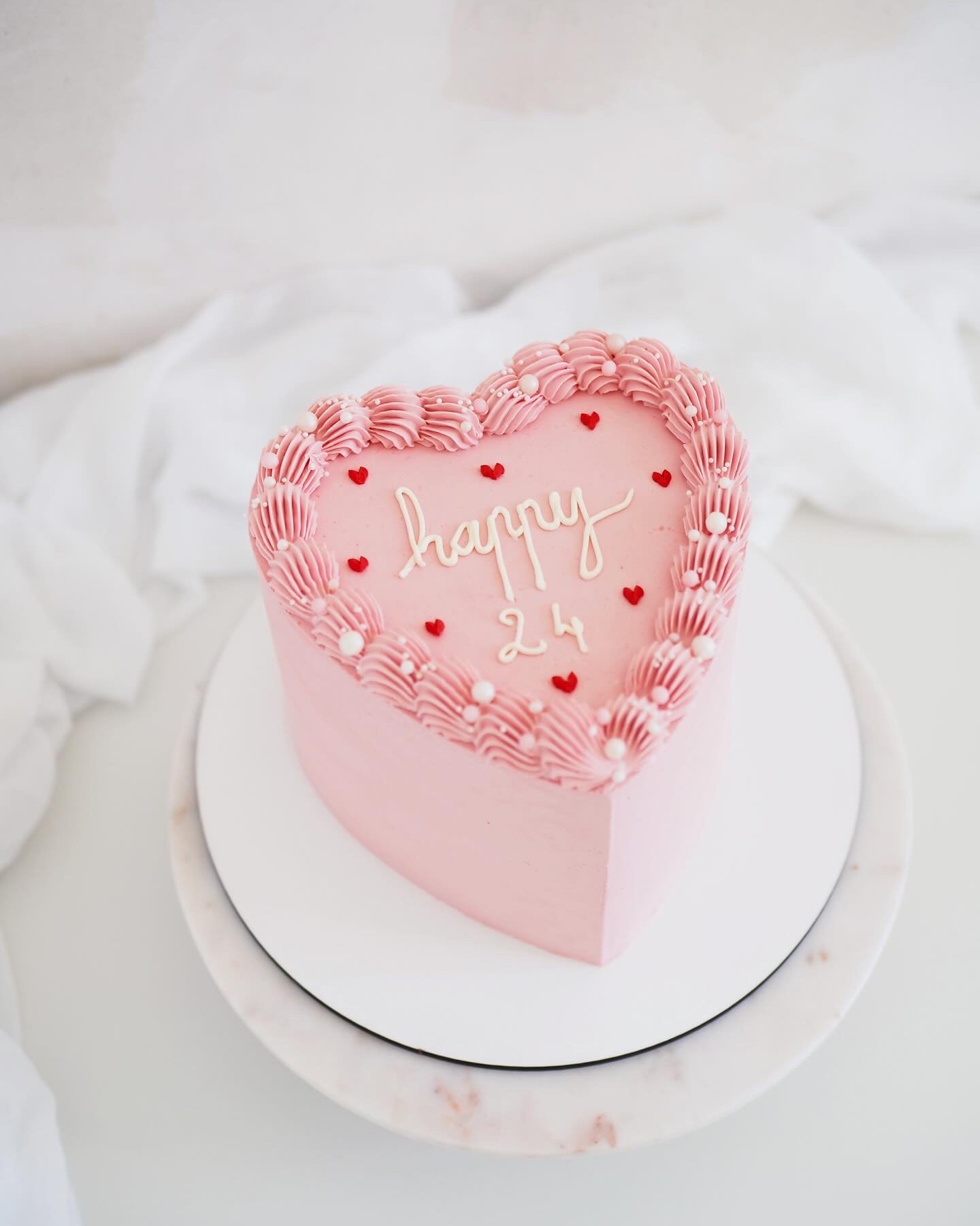 Gâteau anniversaire coeur Nantes