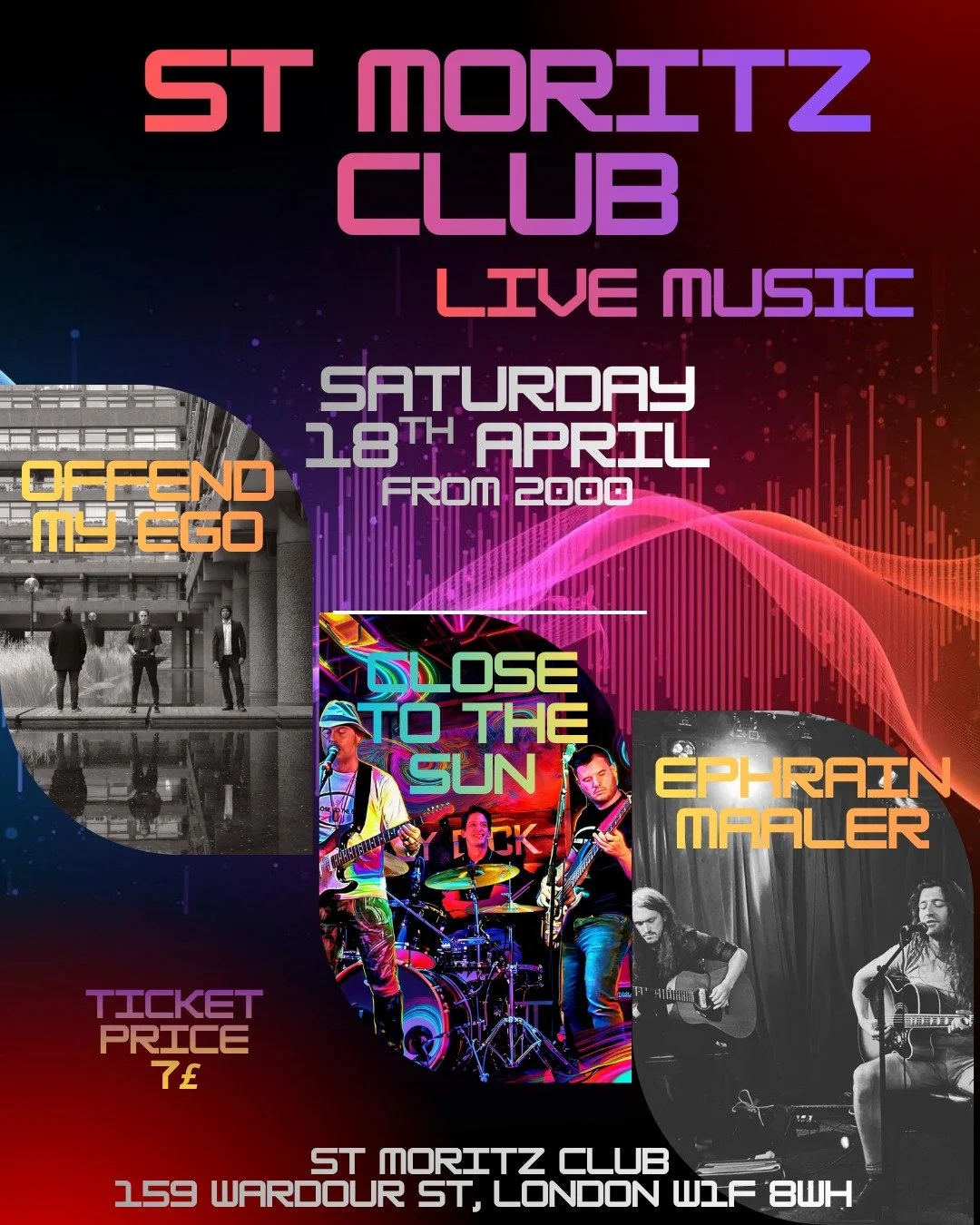 Close to the sun single launch party @st. Moritz club plus guests