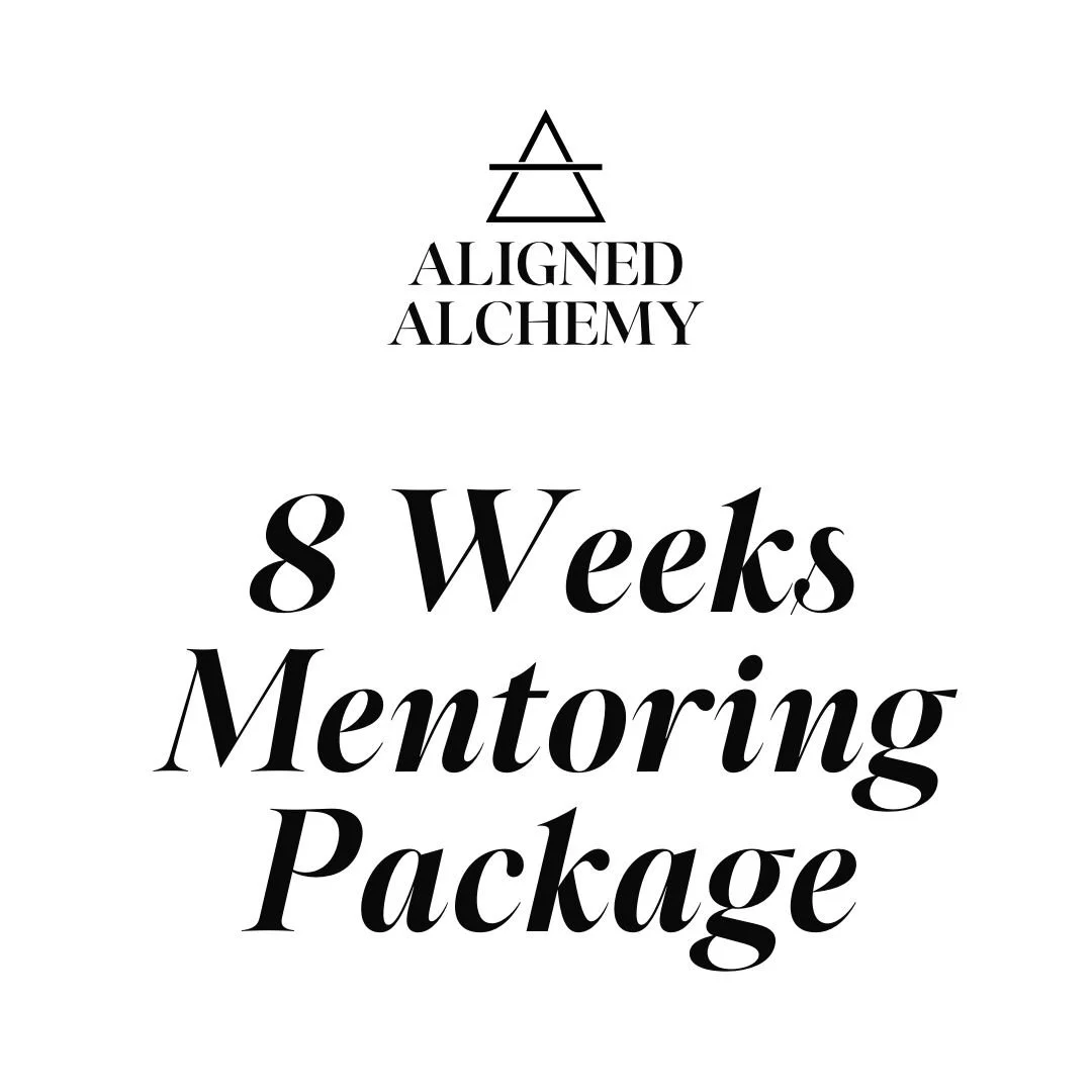 An image that highlights an 8-Week Mentoring Package, with a link to book
