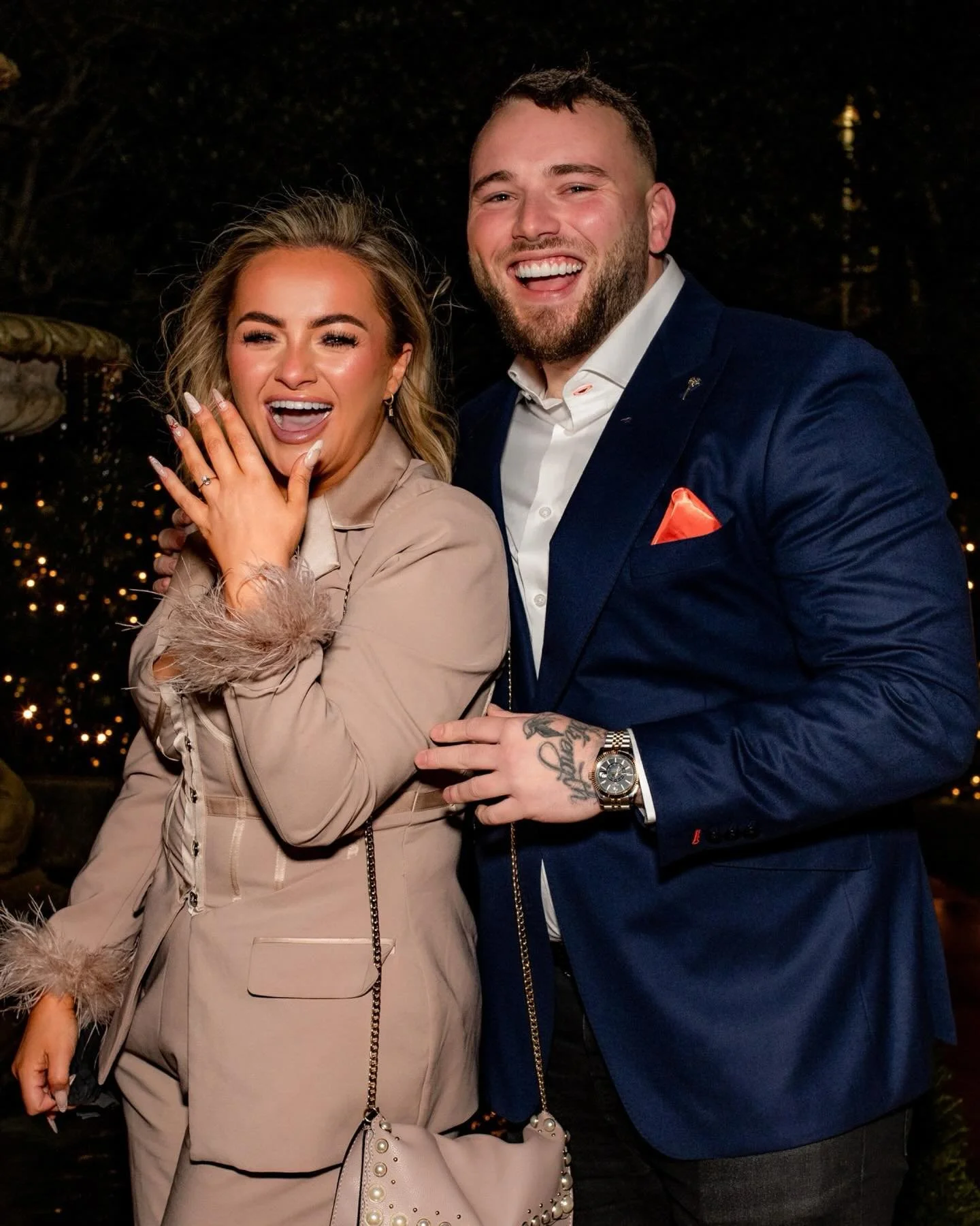 Meet me at the fountain ⛲️💍✨

A truly magical evening for @macyjademua &amp; @lukelenihanmagic 🤍

Team creds🫶
@clintoncreative 
@manorhouselindley 
@atdyorkshire 
@owenscottbespoke