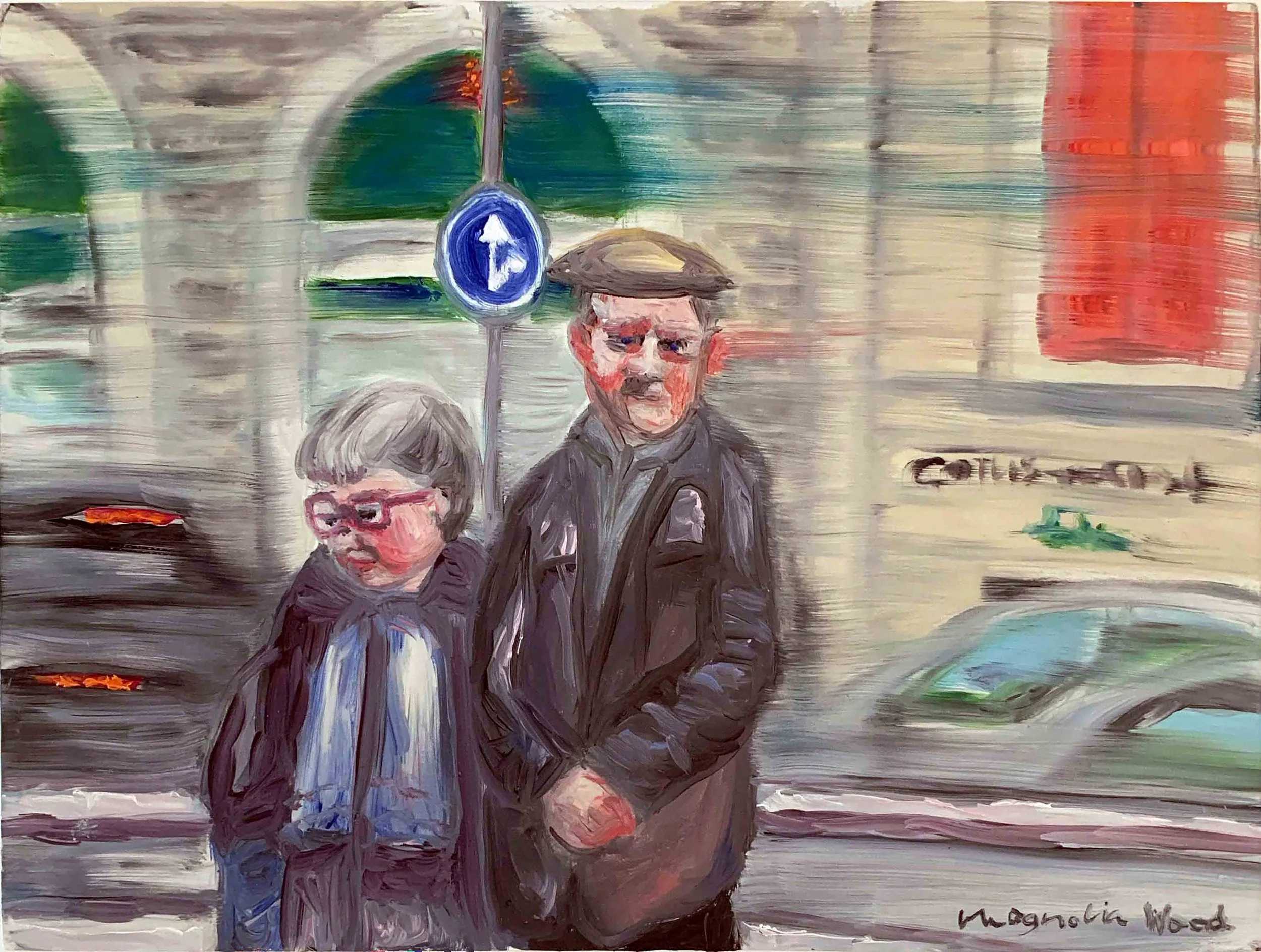 Milano, 2024. Oil on wood - 40 x 30 x 2 cm. (For inquiries click image)