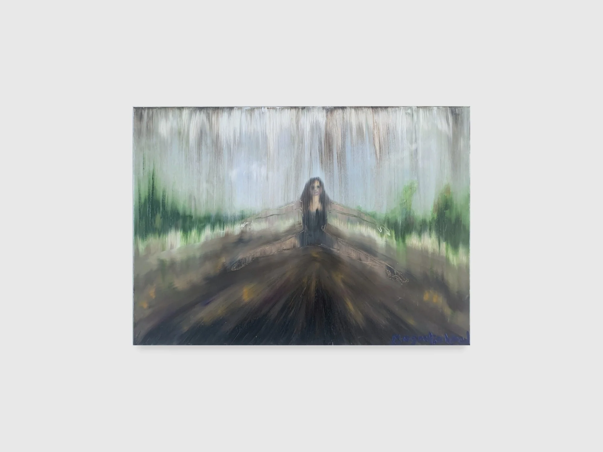 I am multitudes, 2025. Oil on canvas — 70 x 50 x 2 cm 