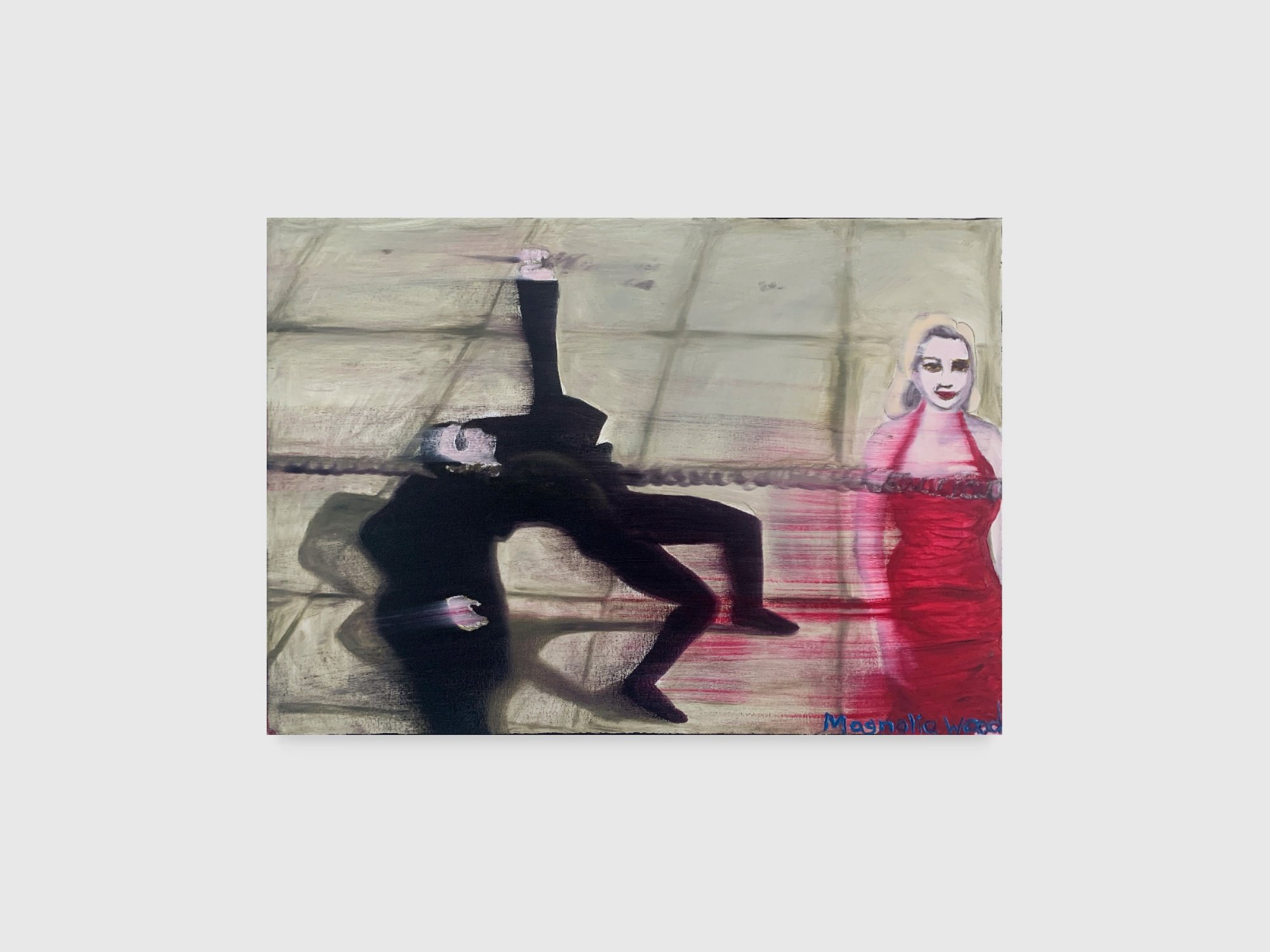 We dodged bullets, 2025. Oil on canvas — 70 x 50 x 2 cm 

