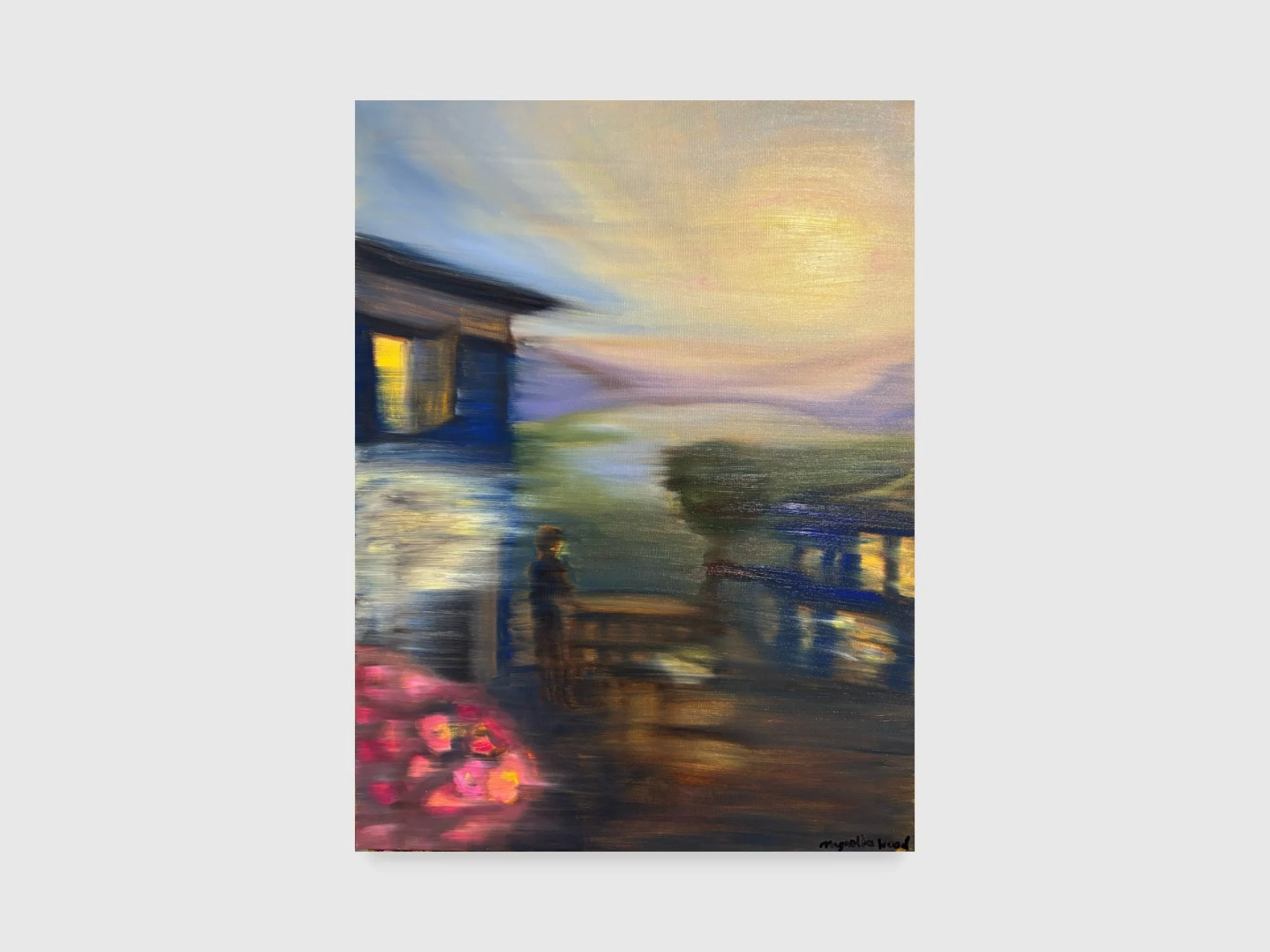 Where the light remains, 2026. Oil on canvas — 60 x 80 x 2 cm
