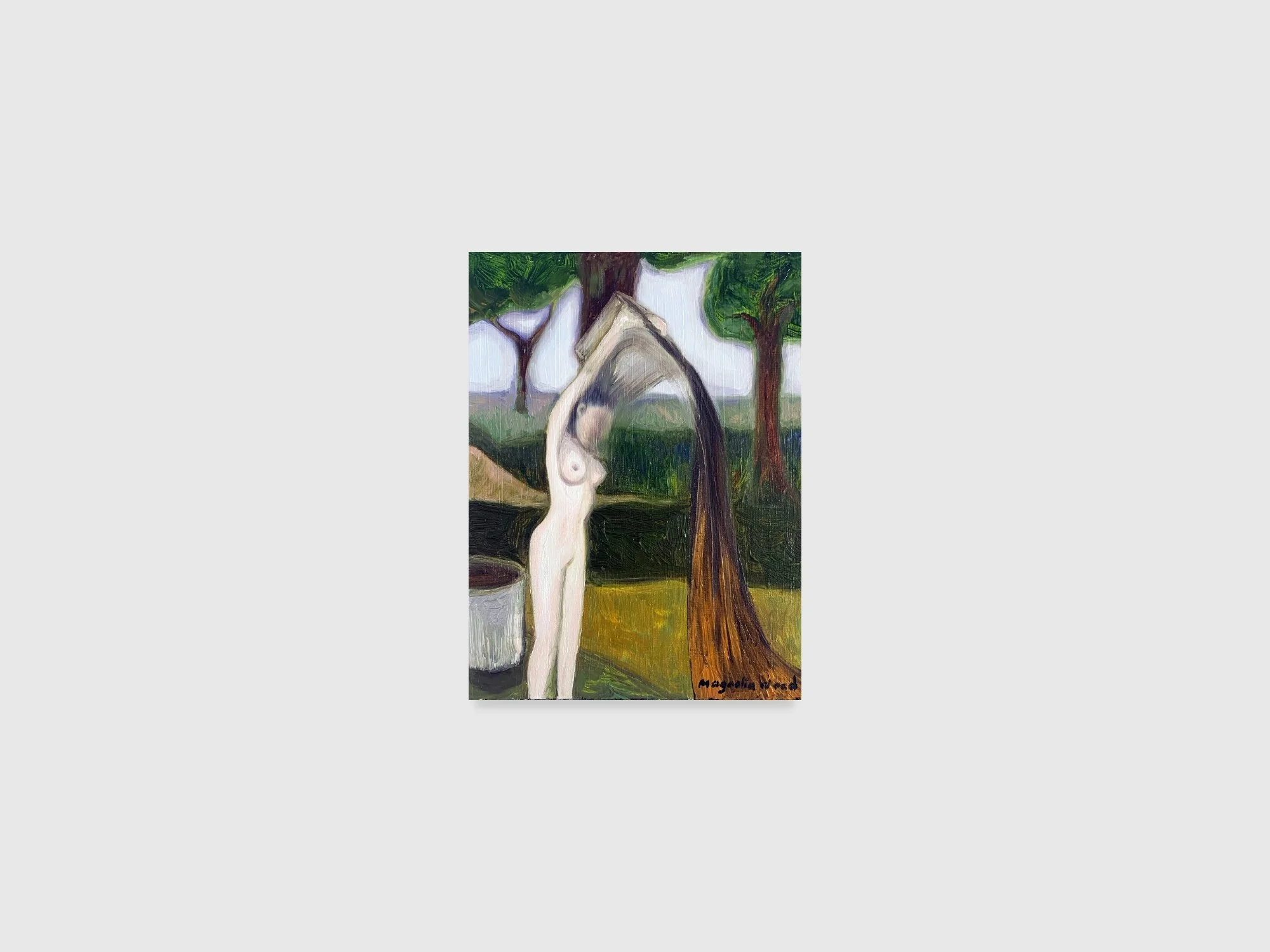 Out of your head, 2025. Oil on canvas — 30 x 40 x 2 cm
