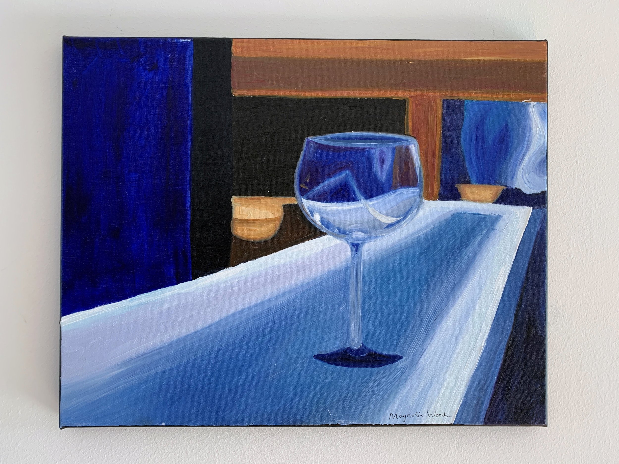 Awaiting, 2024. Oil on canvas - 40 x 50 x 2 cm. (For inquiries click image)