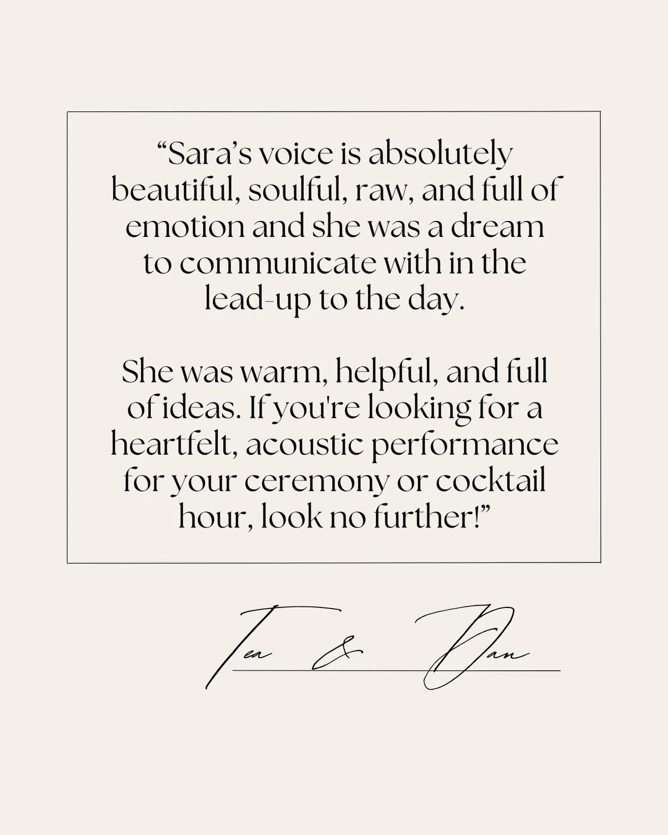 Tea &amp; Dan 😭😍

Thank you so so much! It was such a pleasure performing at your GORGEOUS wedding alongside the wonderful @sam.rose__  on guitar ❤️

#wedding #weddingceremony #weddingreception #weddingduo #acousticduo #weddingsinger #weddingmusice