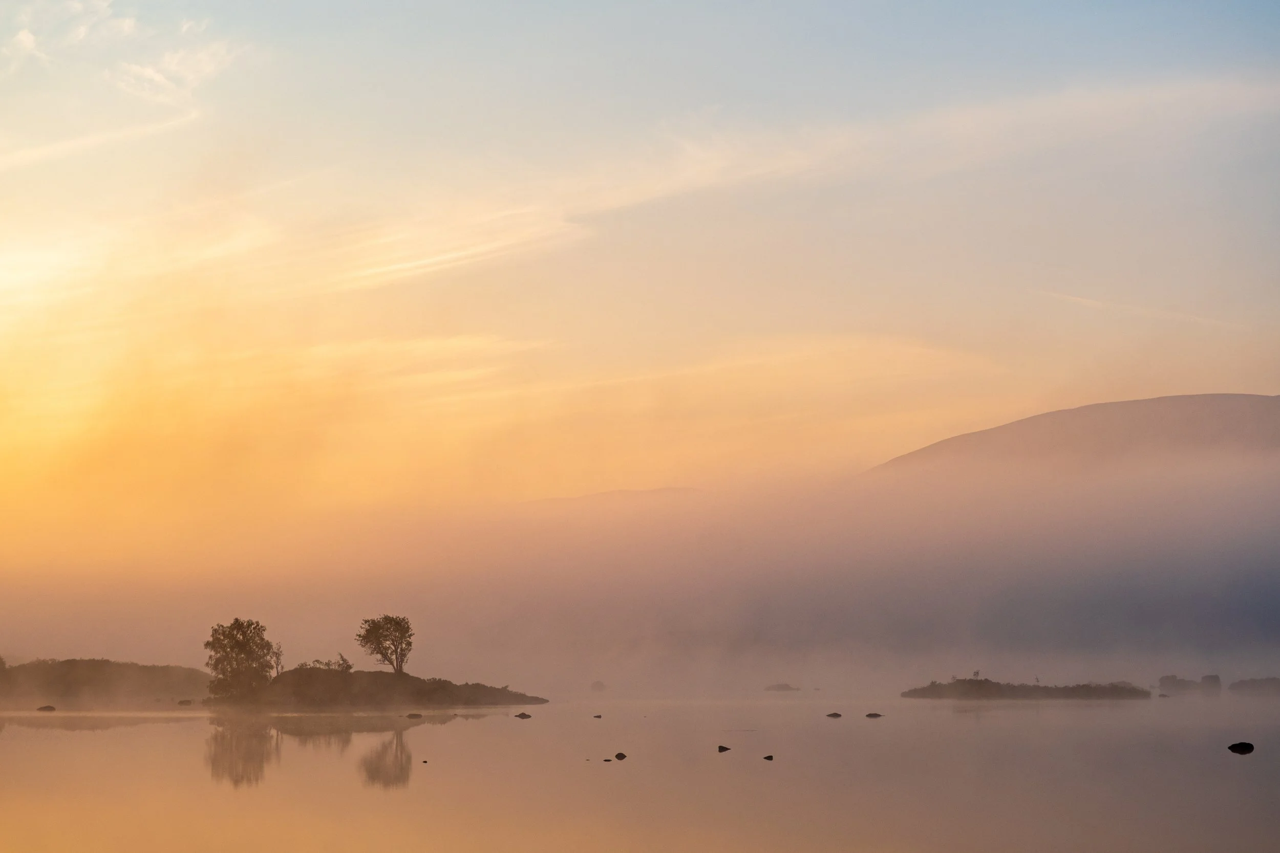 Rannoch Moor at dawn