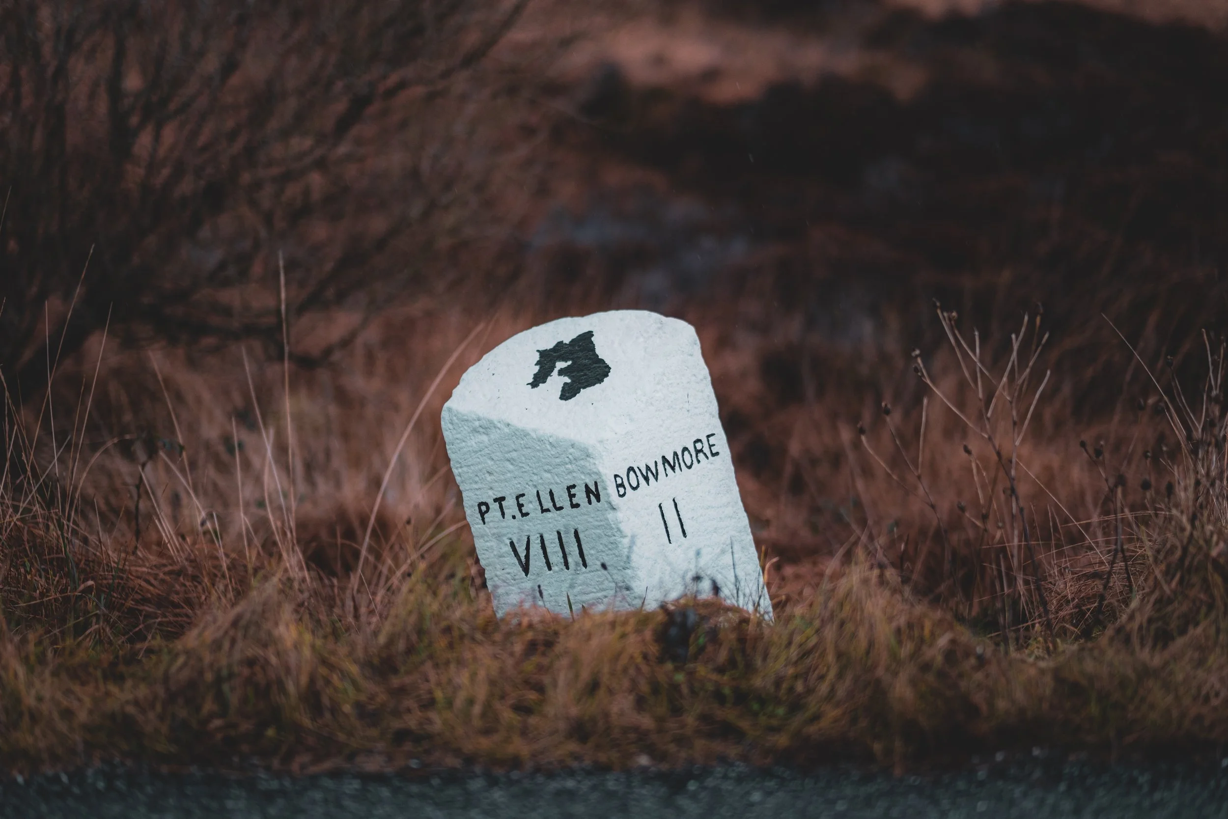 Eight miles to Port Ellen