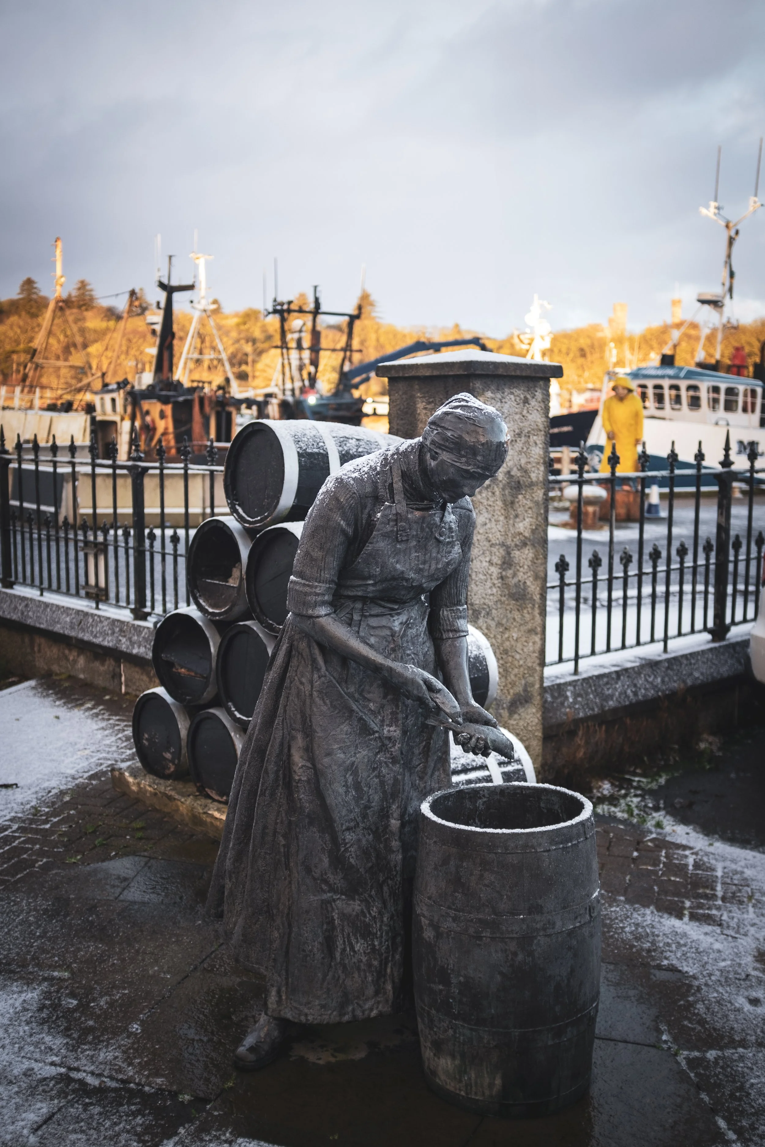 Herring Girl, Stornoway Harbour, Lewis