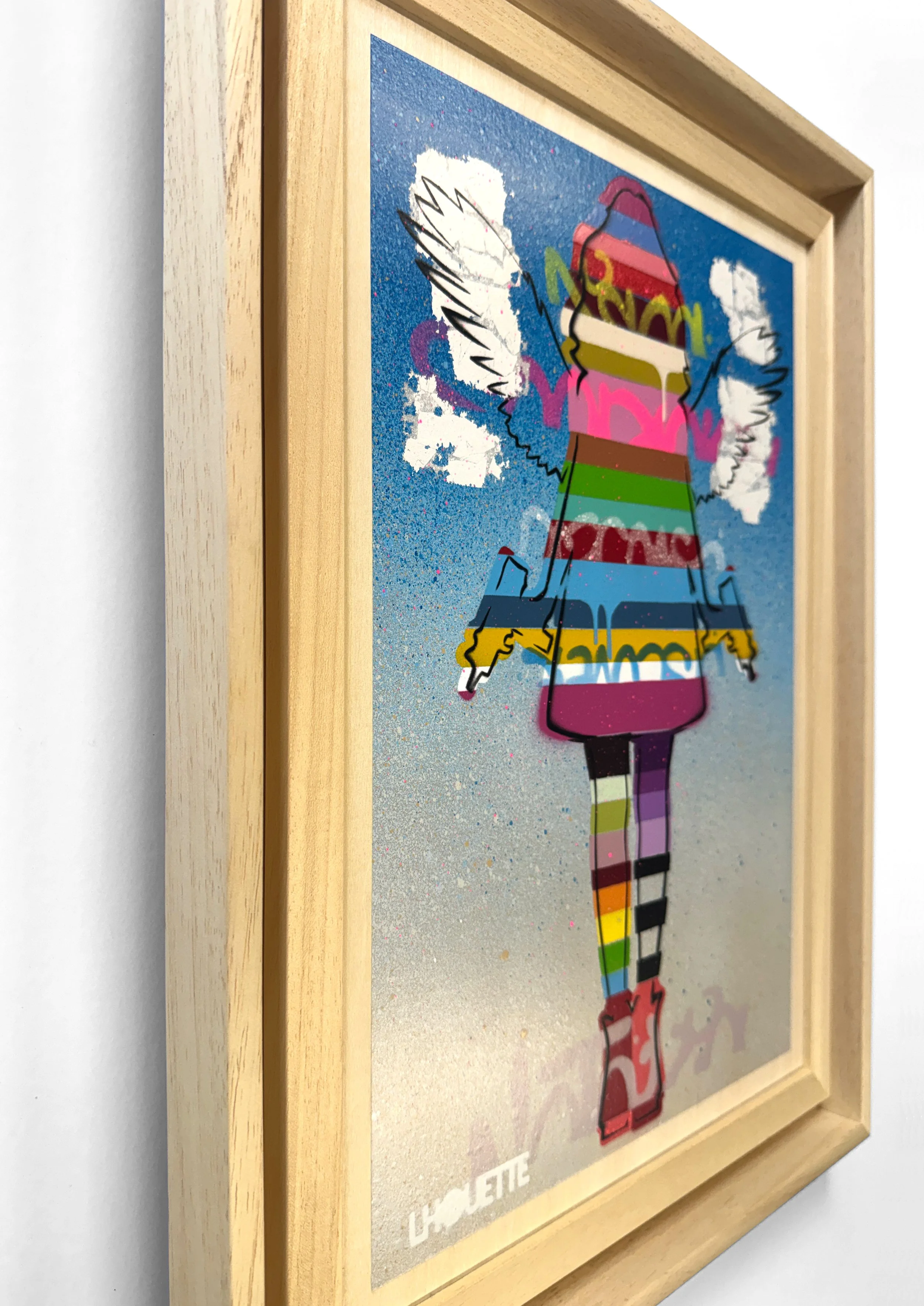 Angel cake Mini Spray Framed 2.JPG