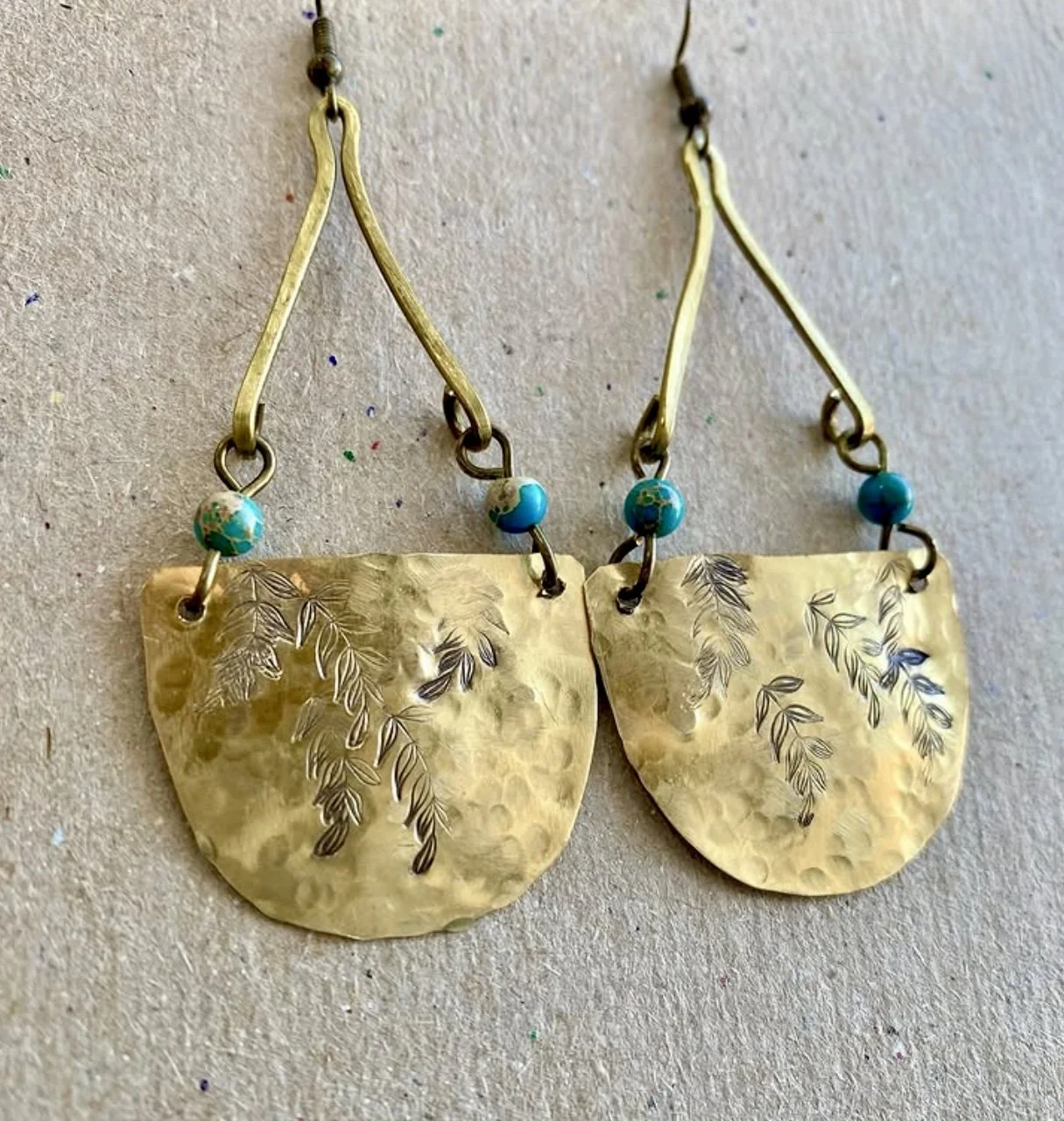 Brass earrings handmade gifts.jpg