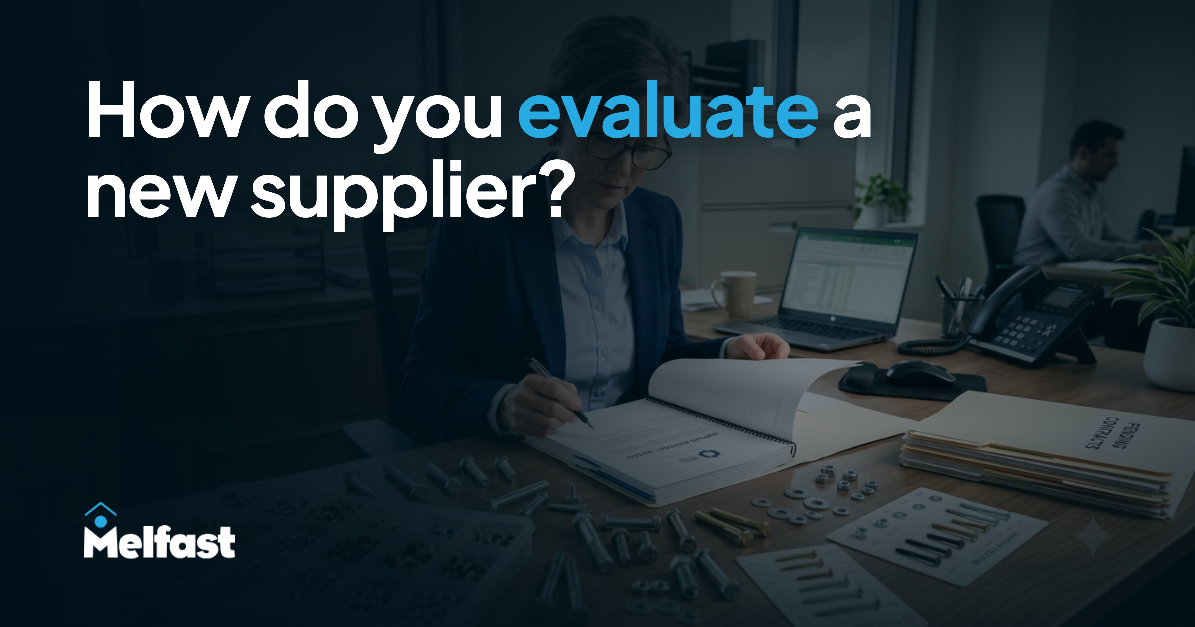 How do you evaluate a new supplier?