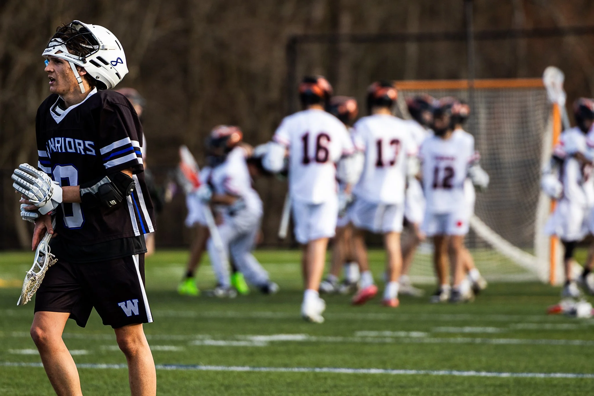 Wahconah player walks off the field after a 12-2 loss to South Hadley on April 4, 2025, at South Hadley High School. 