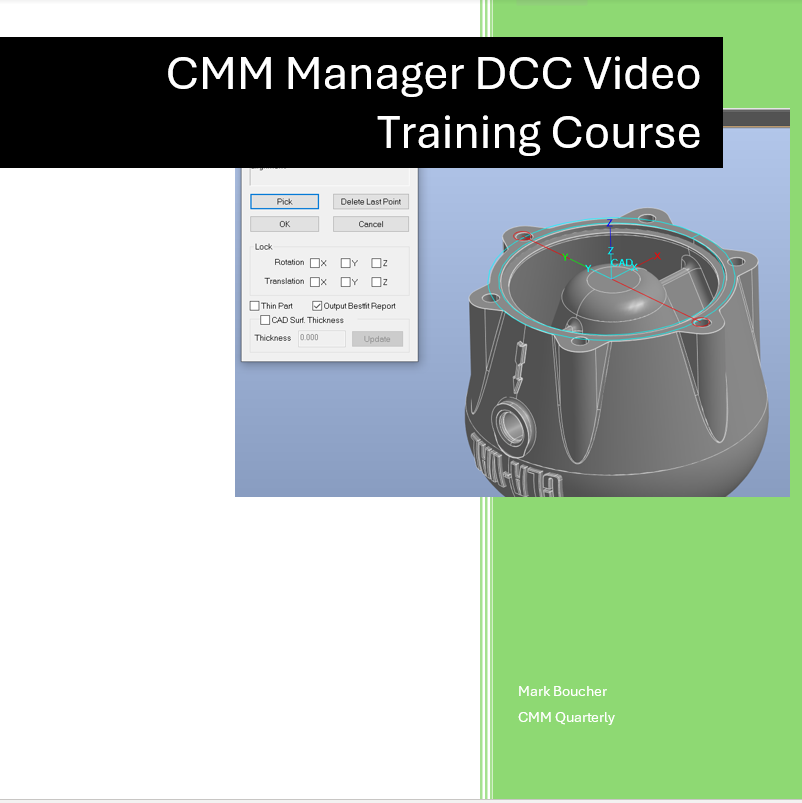 CMM Manager DCC Video Training course