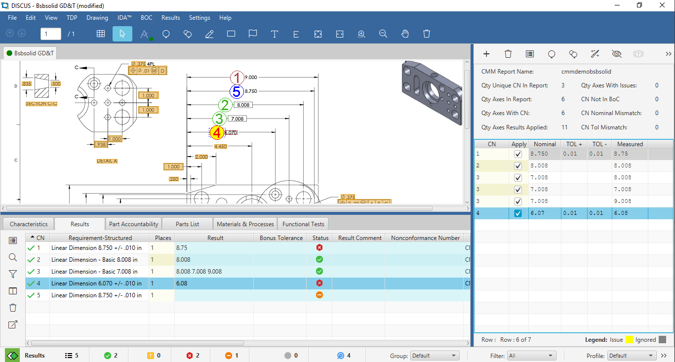 DISCUS CMM: Bridging CMM Data and AS9102 Reporting