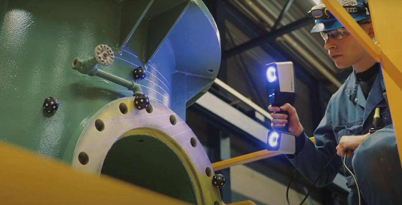 Digital warehousing and reverse engineering with 3D laser scanner by ZEISS