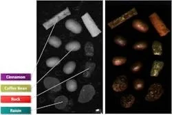 illuminated and imaged at non-visible wavelengths