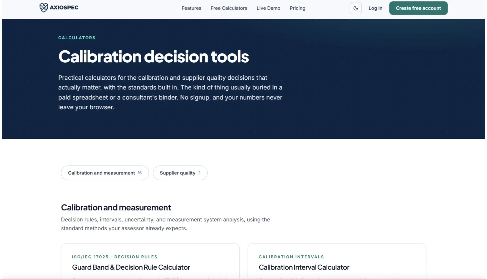 Browser-Based Calculators Bring GUM Uncertainty and MSA Math to Every Calibration Bench — for Free